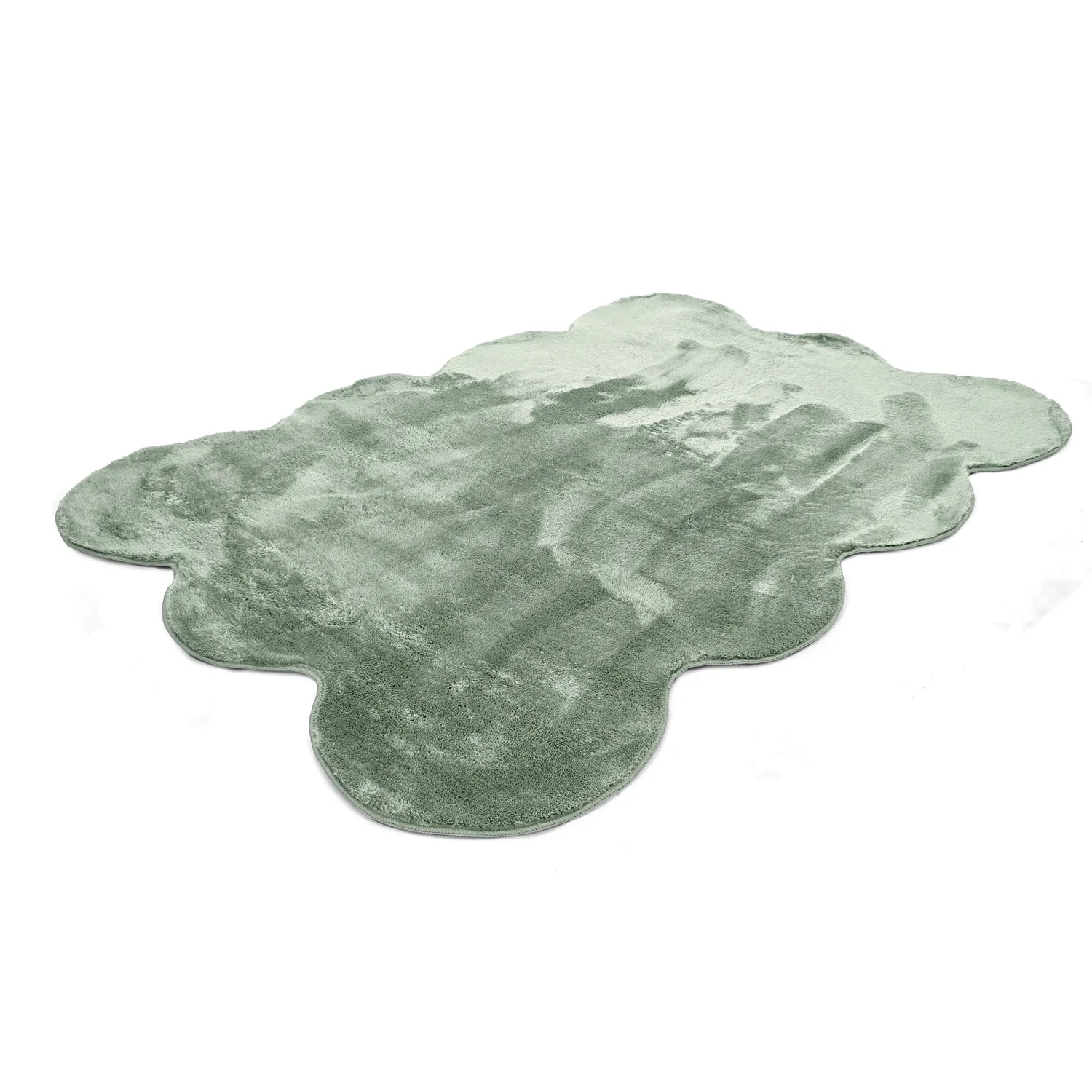 Koberec shaggy vlnitý - Aranga Super Soft Fur (zelený)