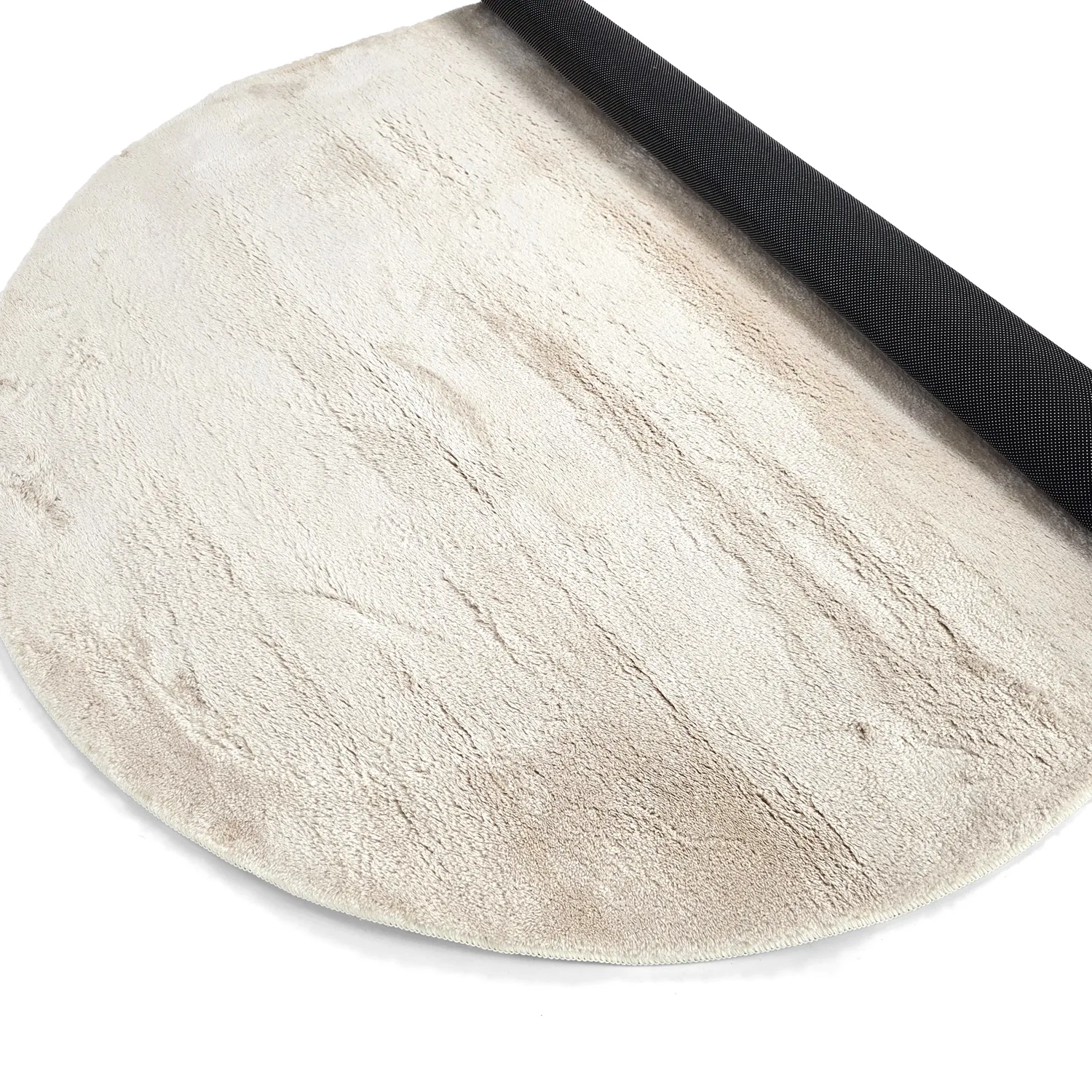 Koberec shaggy oválny - Aranga Super Soft Fur (béžový)