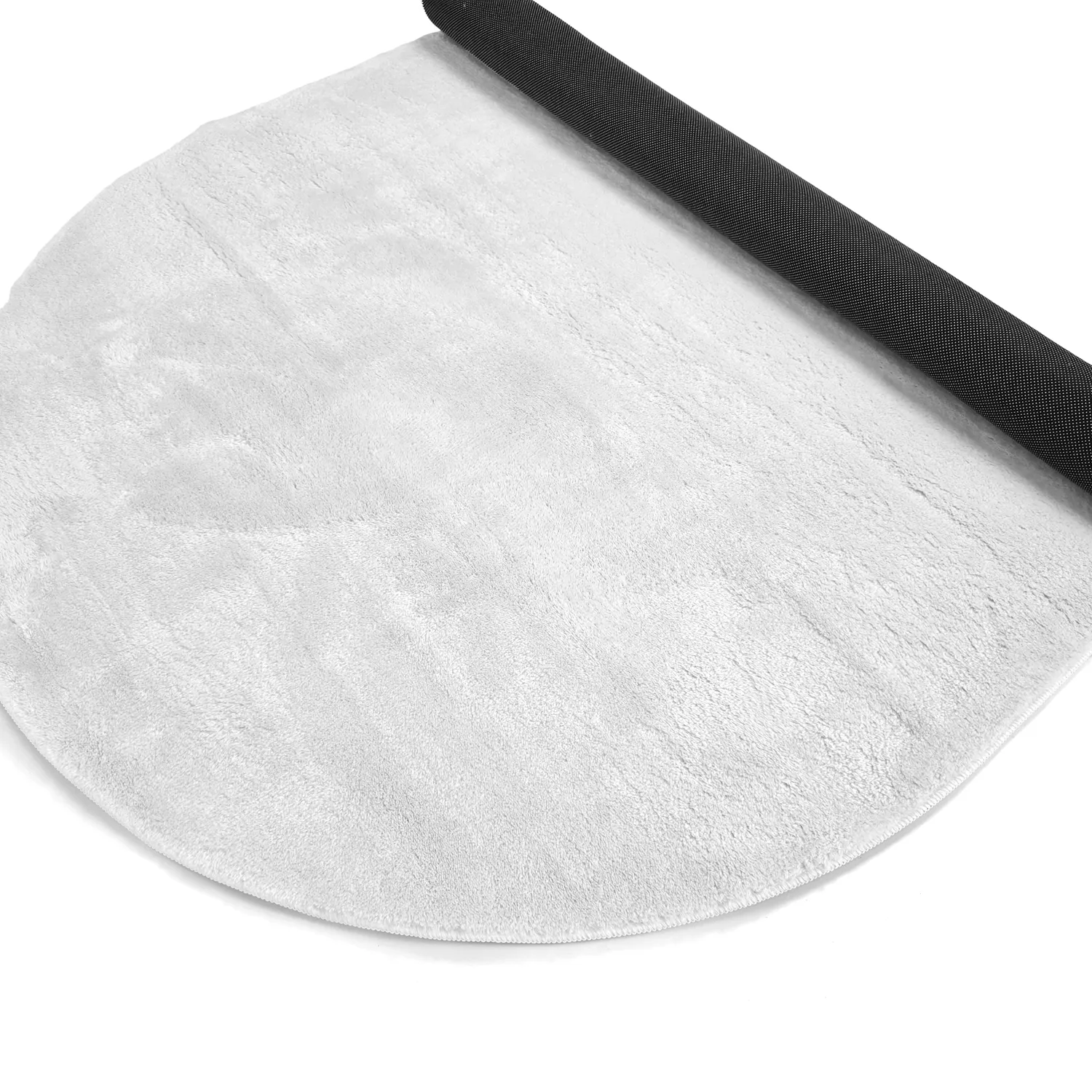 Koberec shaggy oválny - Aranga Super Soft Fur (biely)