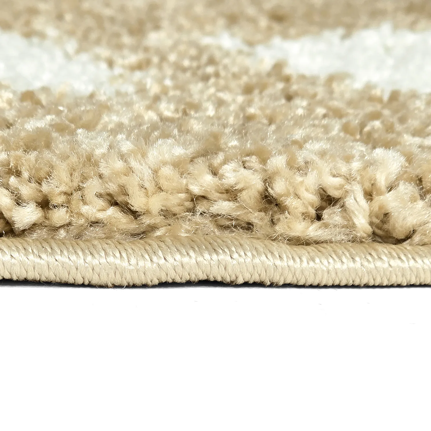 Chlpaté koberce - Asilah (béžová/biela)