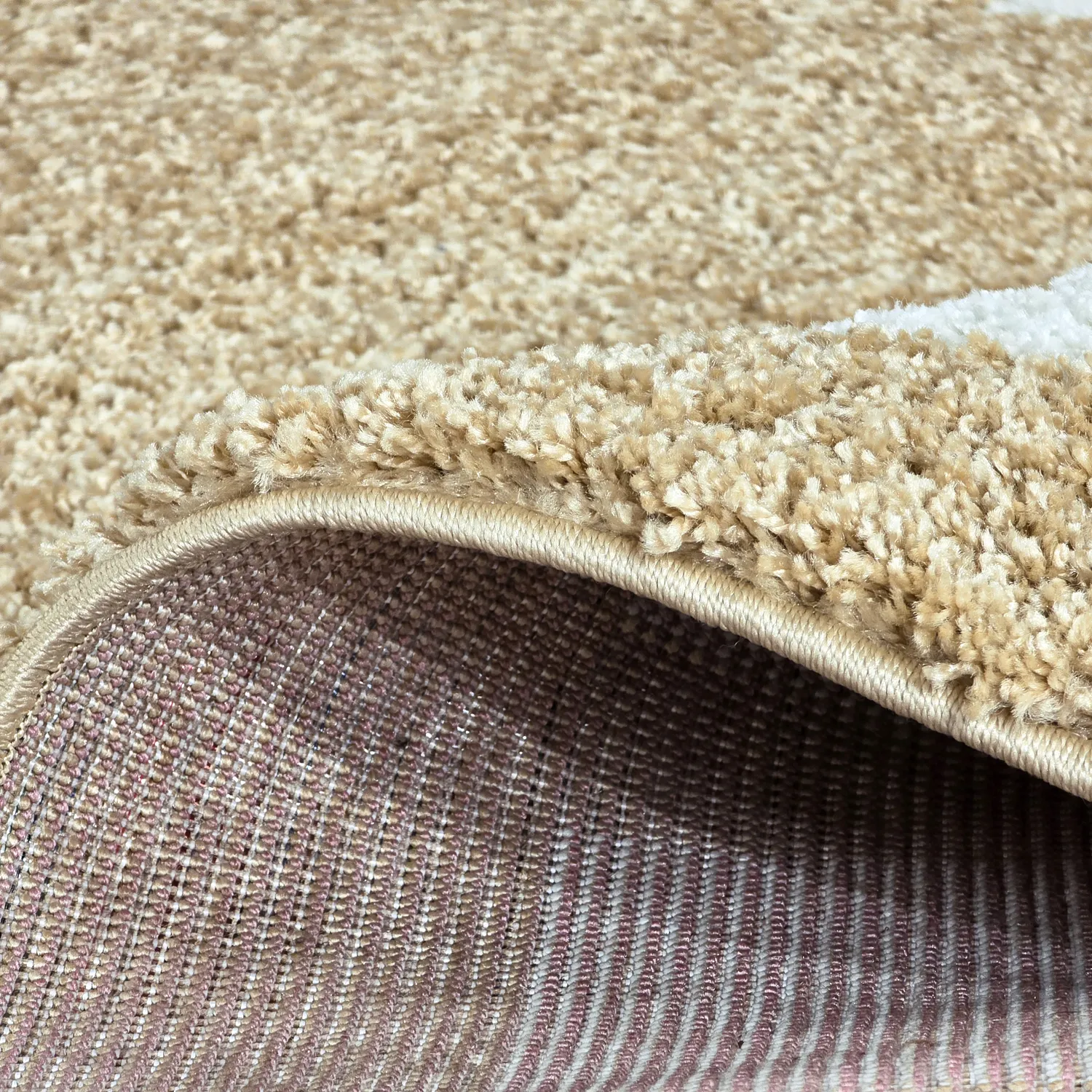 Chlpaté koberce - Asilah (béžová/biela)