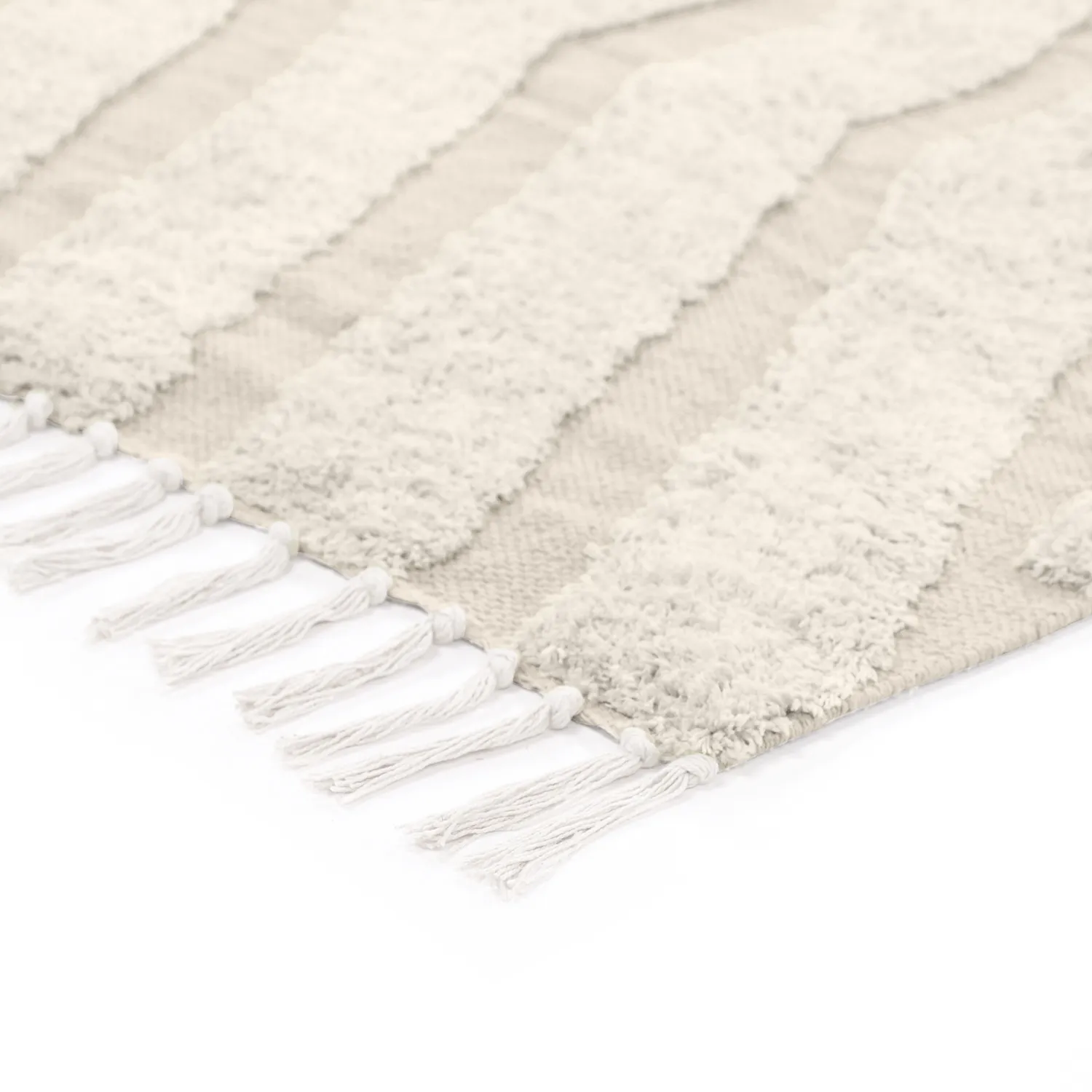 Koberce s dlhým vlasom - Callista Natural Cotton Shaggy (béžová)