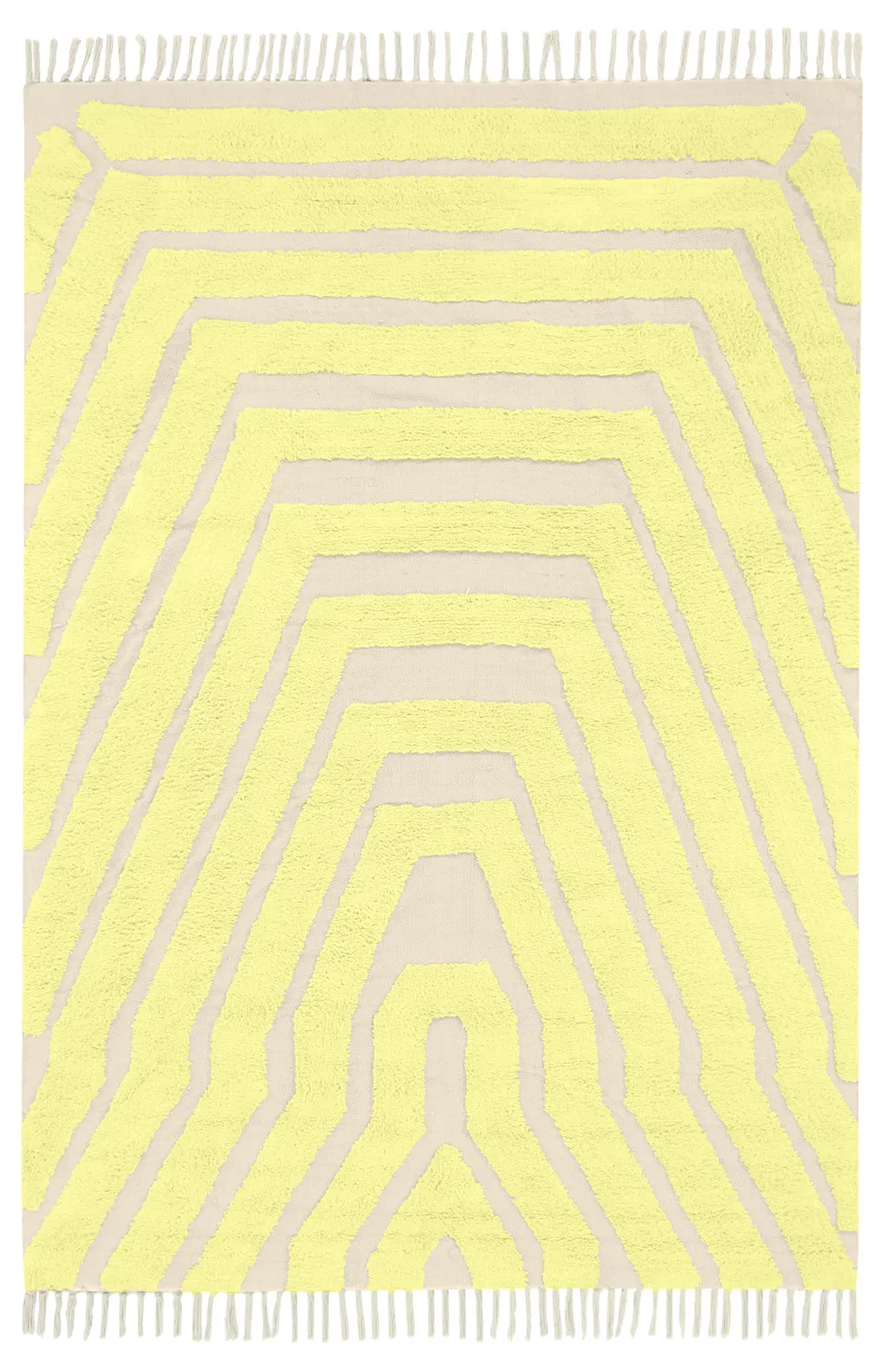 Koberce s dlhým vlasom - Callista Natural Cotton Shaggy (žltý)