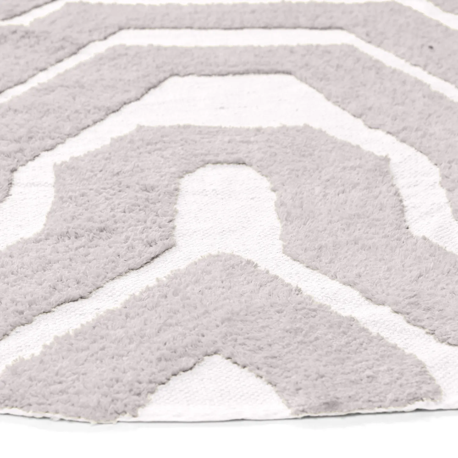 Kruhový koberec - Callista Natural Cotton Shaggy (taupe)