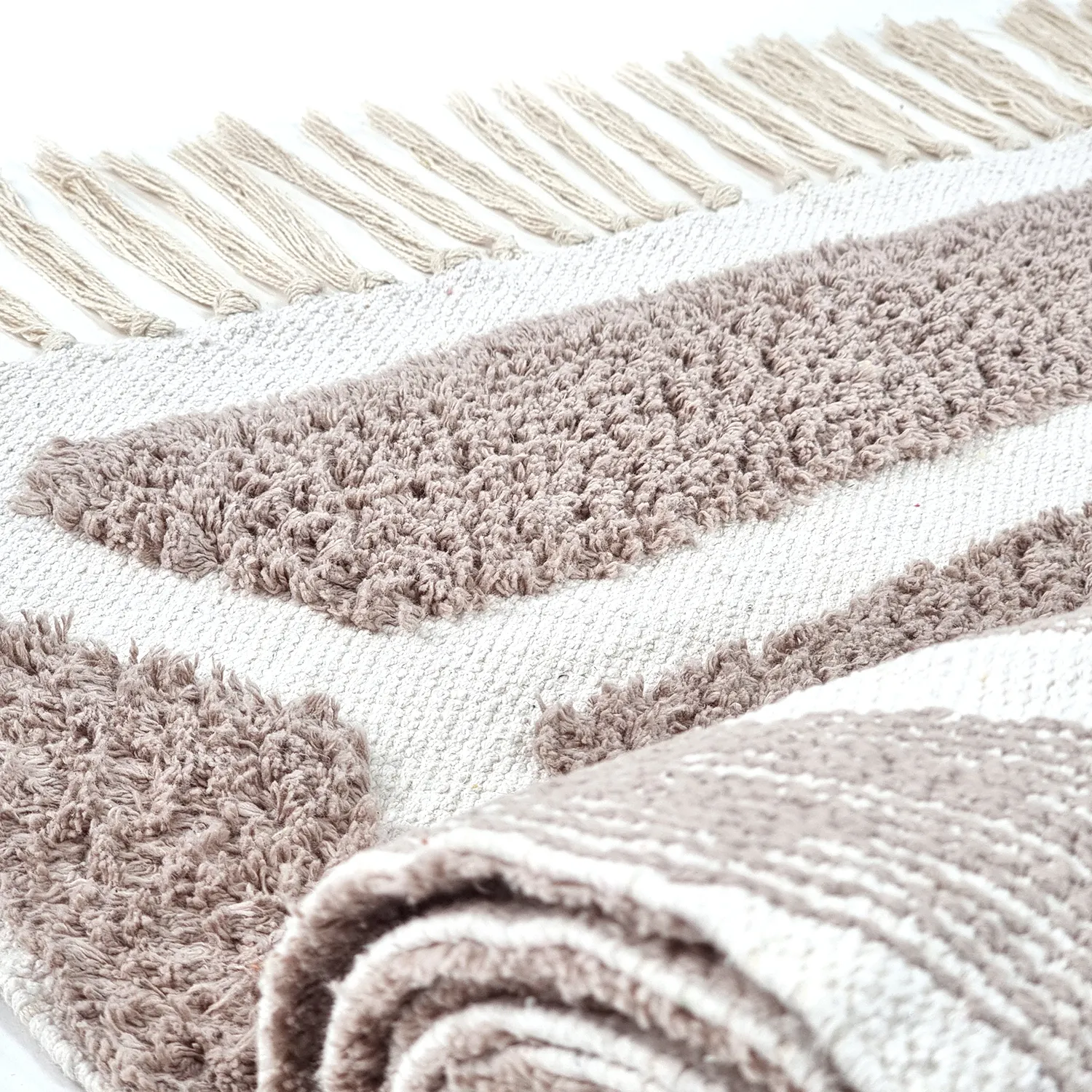 Koberce s dlhým vlasom - Callista Natural Cotton Shaggy (taupe)