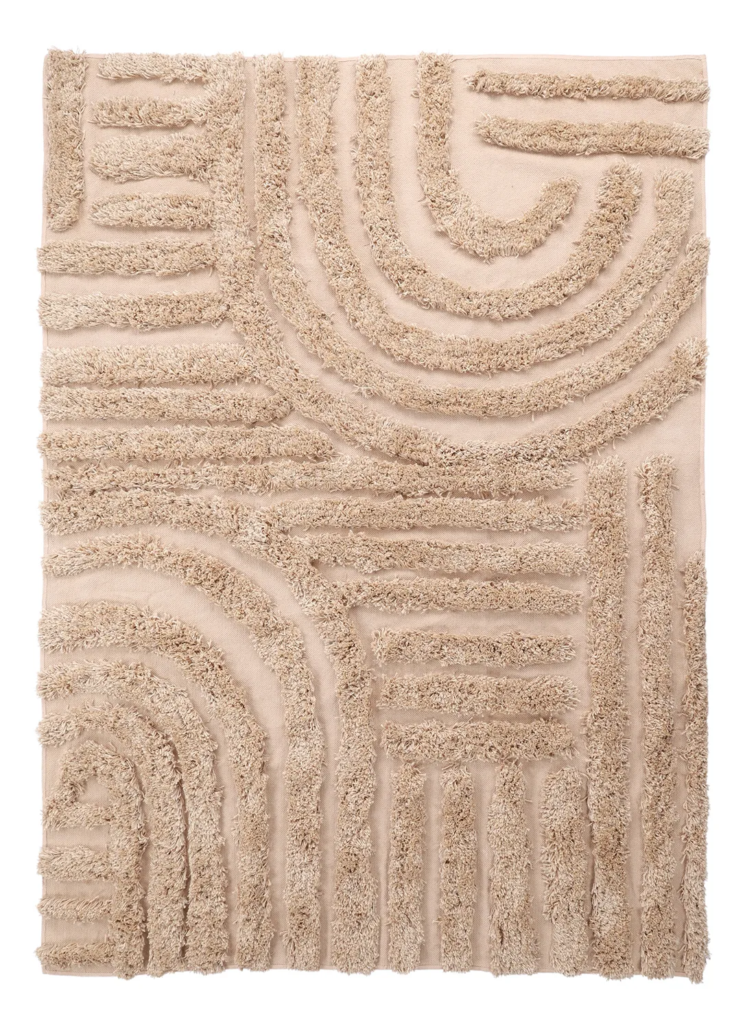 Ryamattor - Cazorla Natural Cotton Shaggy (beige)