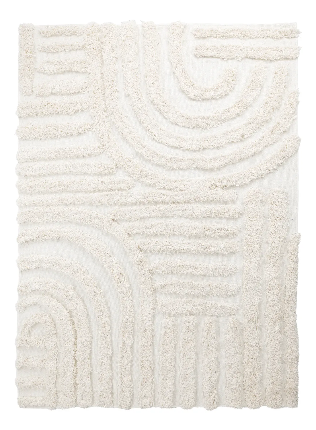 Ryamattor - Cazorla Natural Cotton Shaggy (offwhite)