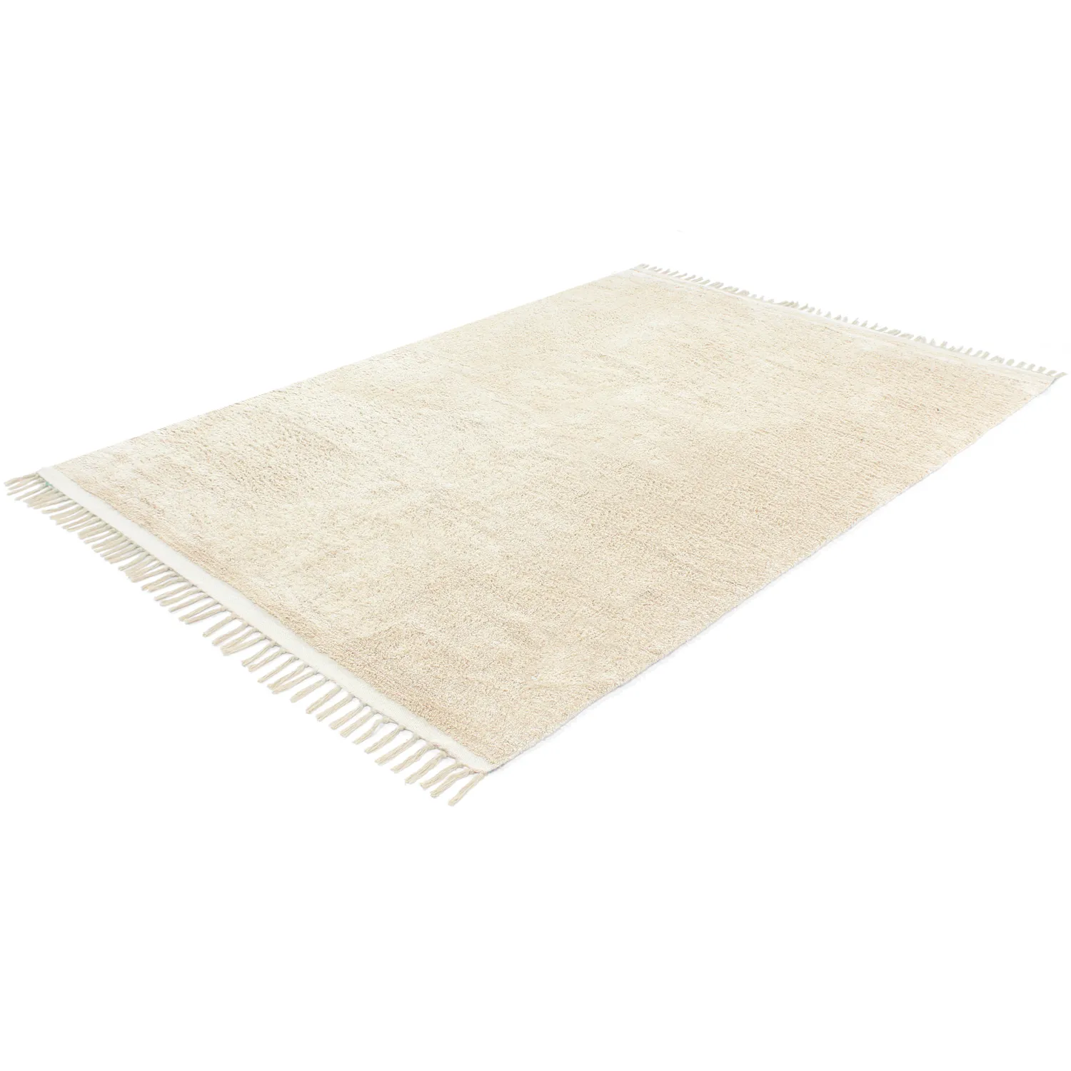 Koberce s dlhým vlasom - Celina Natural Cotton Shaggy (offwhite/beige)