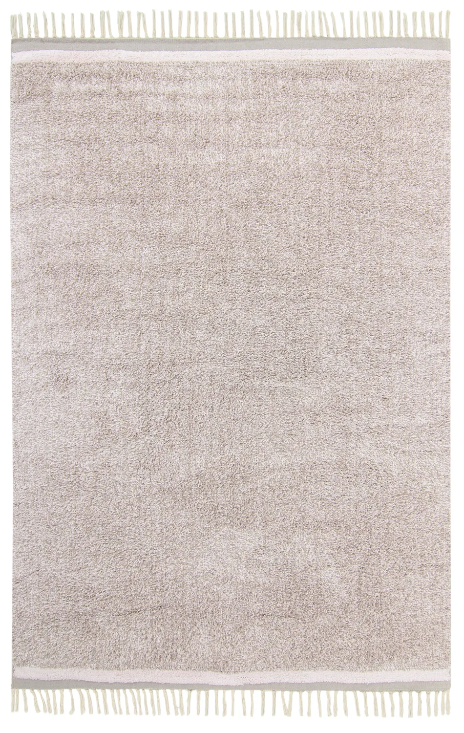Koberce s dlhým vlasom - Celina Natural Cotton Shaggy (taupe/lavender)