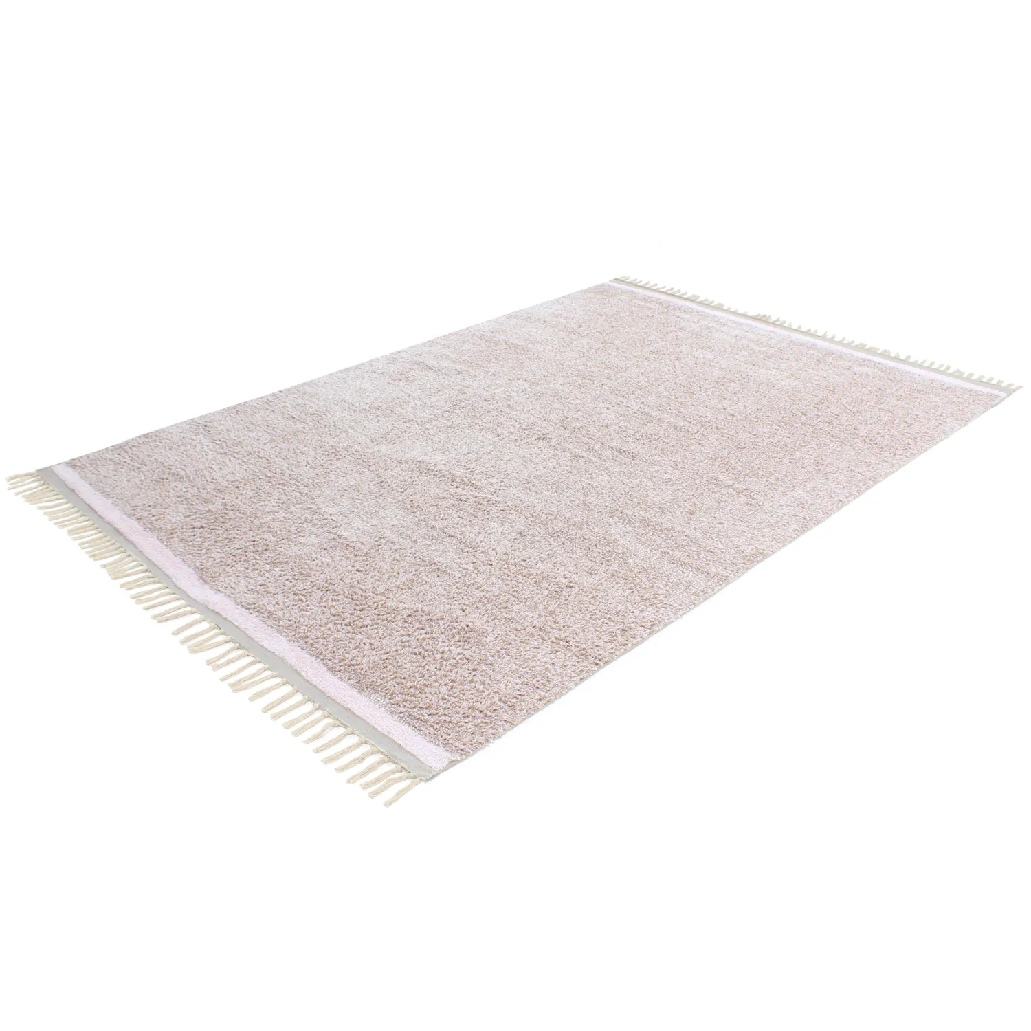 Koberce s dlhým vlasom - Celina Natural Cotton Shaggy (taupe/lavender)