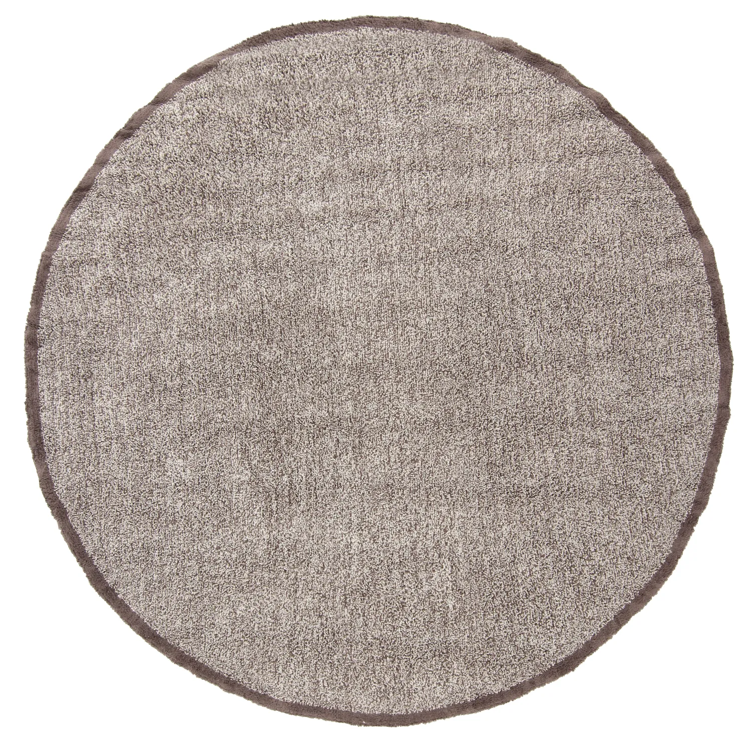 Kolo koberce - Celina Natural Cotton Shaggy (béžová/hnedá)
