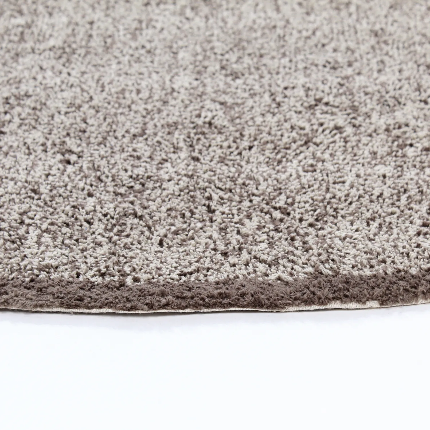 Kolo koberce - Celina Natural Cotton Shaggy (béžová/hnedá)
