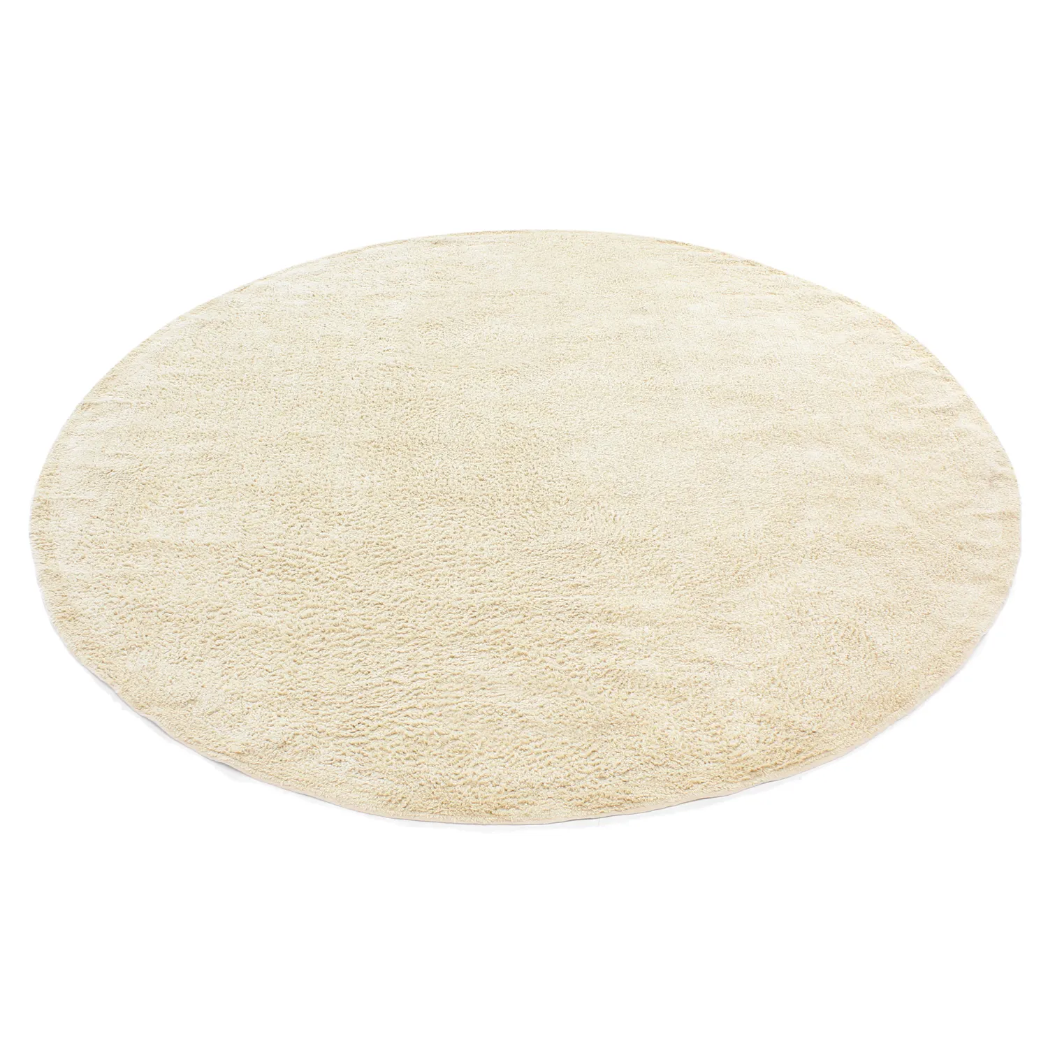 Kolo koberce - Celina Natural Cotton Shaggy (offwhite/beige)