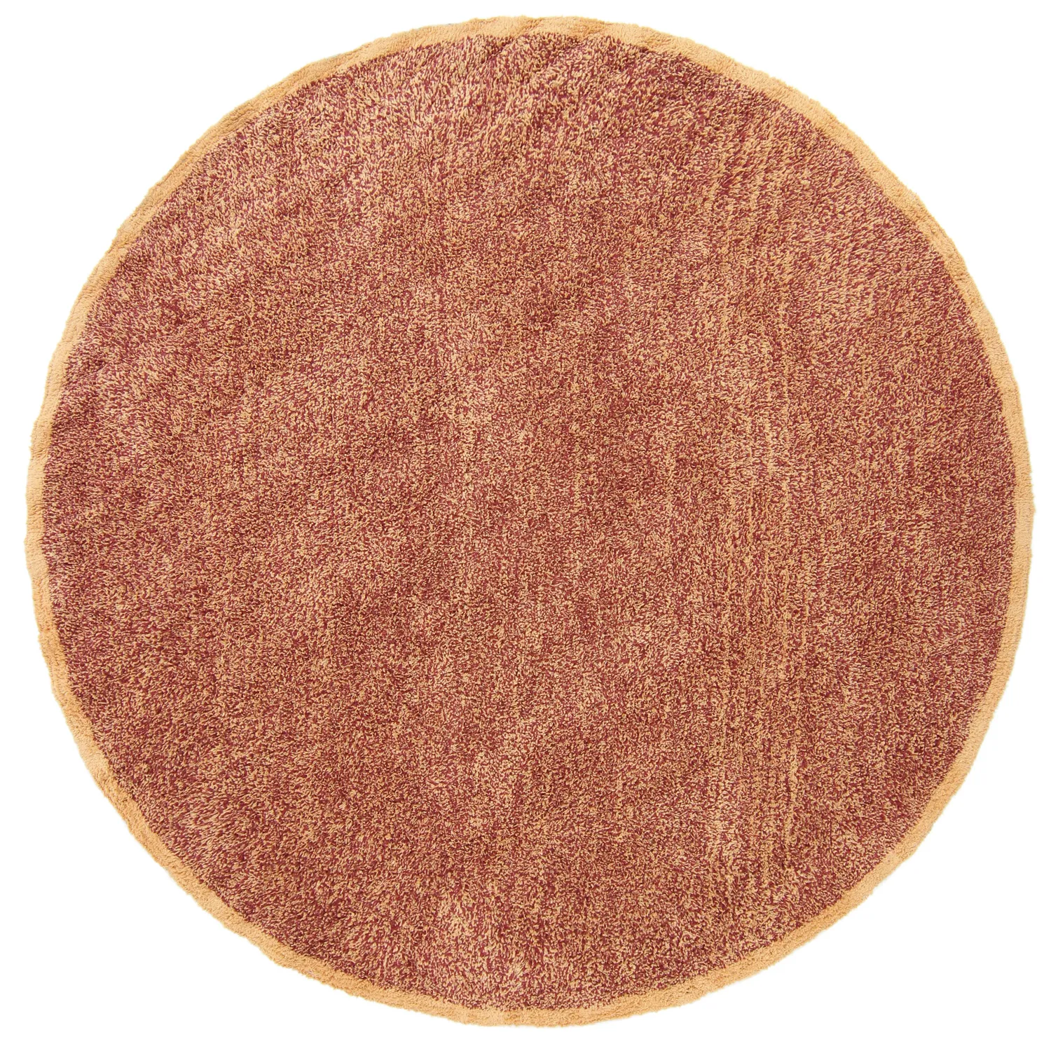 Kolo koberce - Celina Natural Cotton Shaggy (červená)