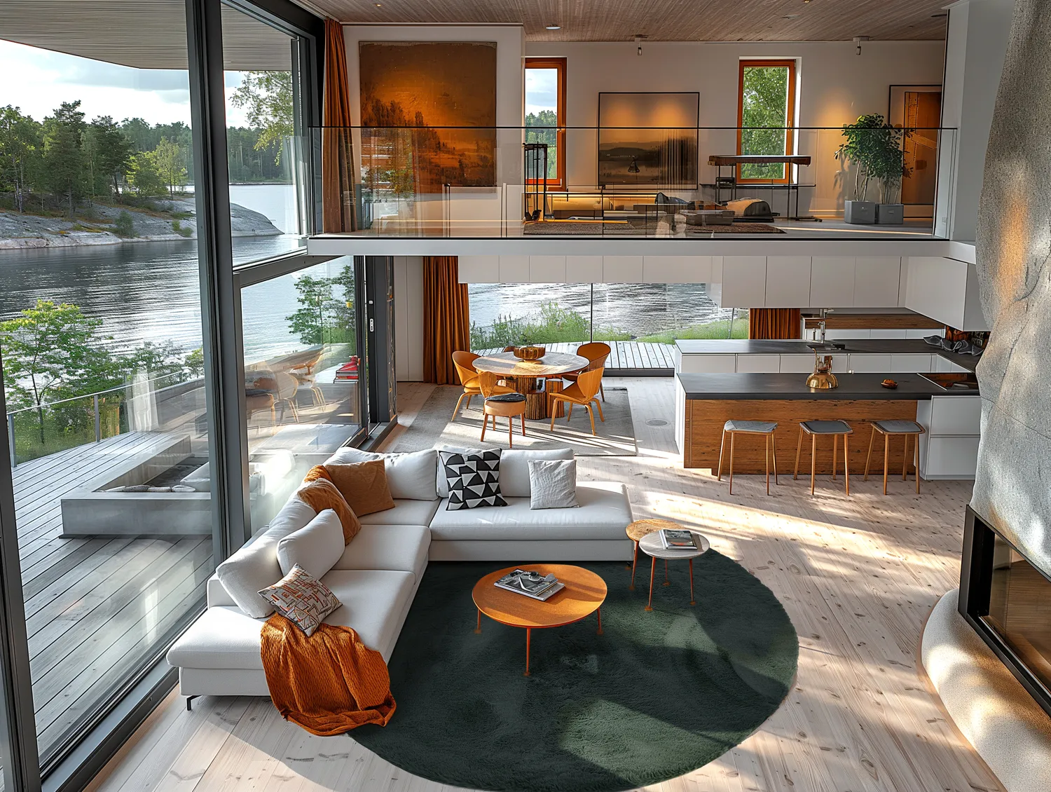 Kruhové koberce - Cloud Super Soft (zelená)