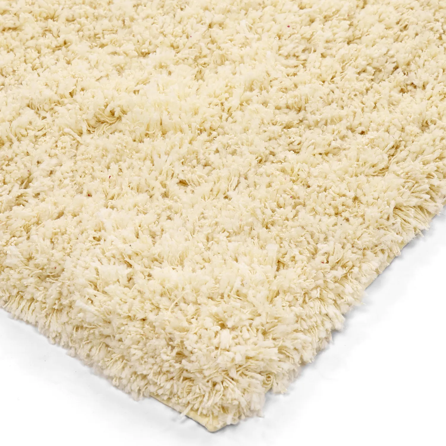 Ryamattor - Combarro Solid Cotton Shaggy (ljusgul)