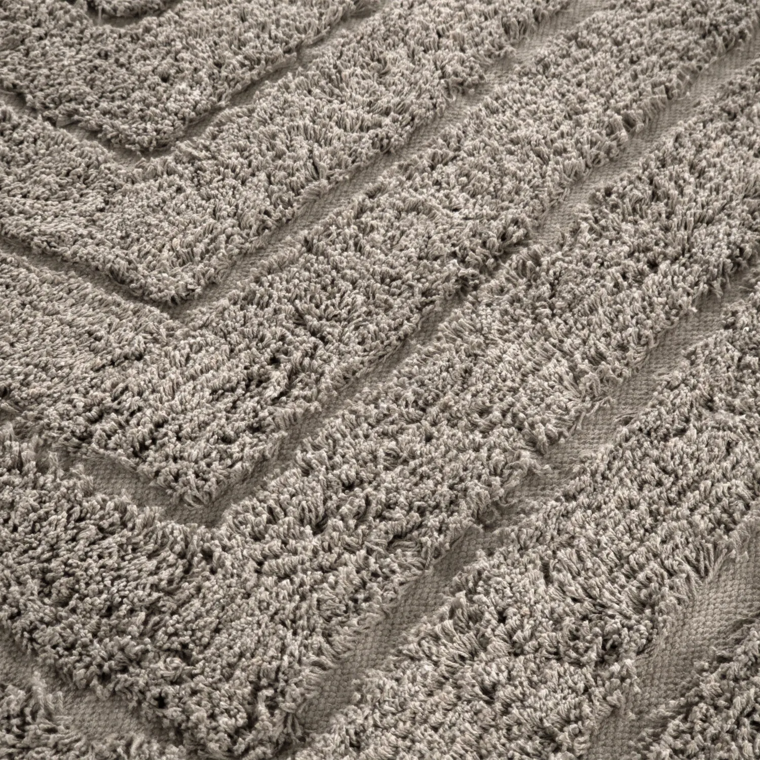 Kolo koberce - Conara Natural Cotton Shaggy (taupe)