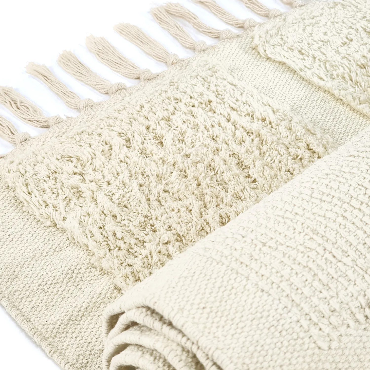 Koberce s dlhým vlasom - Cyrus Natural Cotton Shaggy (béžový)