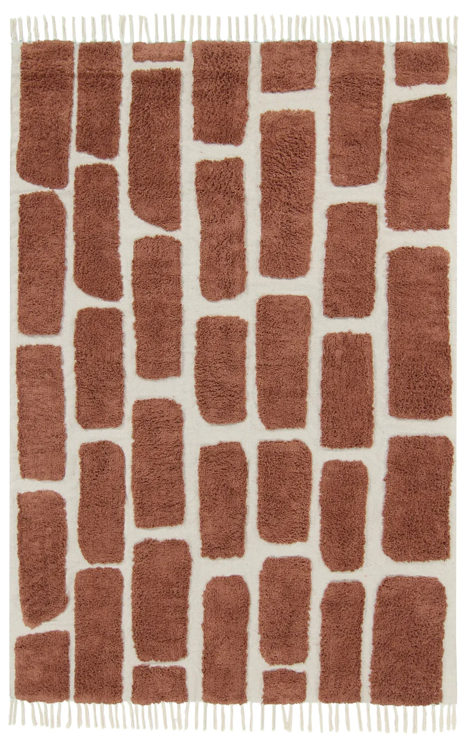 Koberce s dlhým vlasom - Cyrus Natural Cotton Shaggy (hnedý)