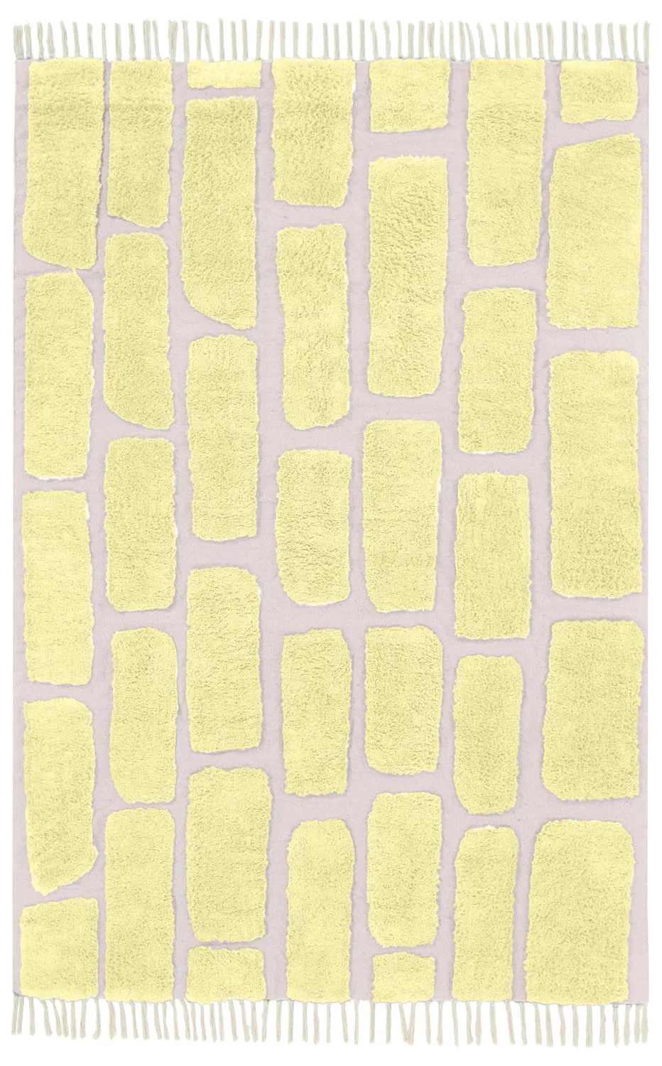 Koberce s dlhým vlasom - Cyrus Natural Cotton Shaggy (žltý)