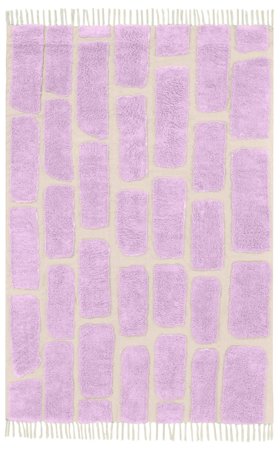 Koberce s dlhým vlasom - Cyrus Natural Cotton Shaggy (fialová)