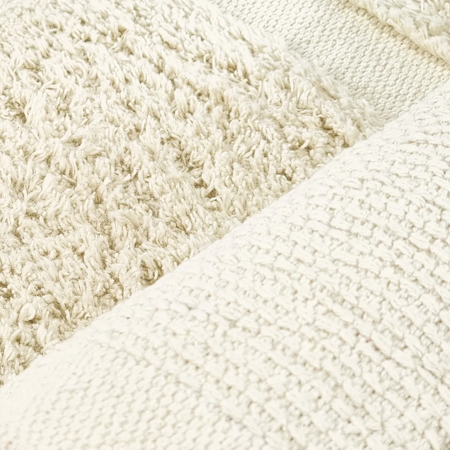 Kolo koberce - Cyrus Natural Cotton Shaggy (béžový)