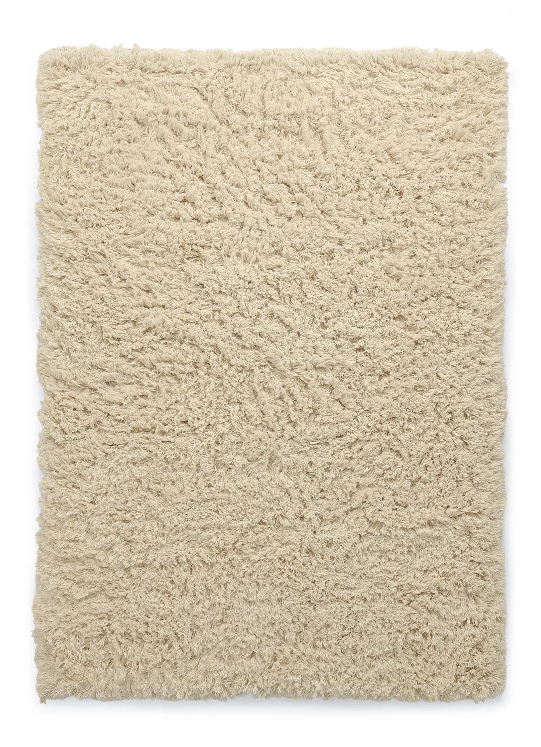 Koberce s dlhým vlasom - Fassale Hand Woven Wool Shaggy (krémový)
