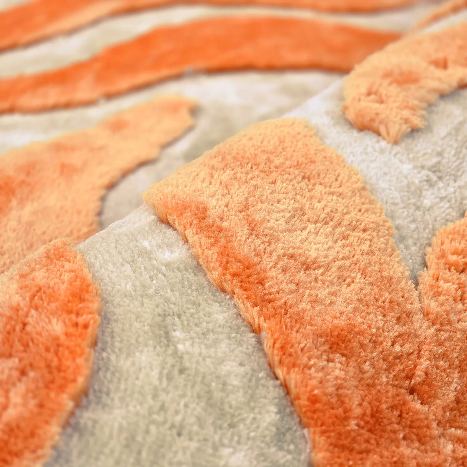 Koberce s dlhým vlasom - Fergana (krémová/oranžová)