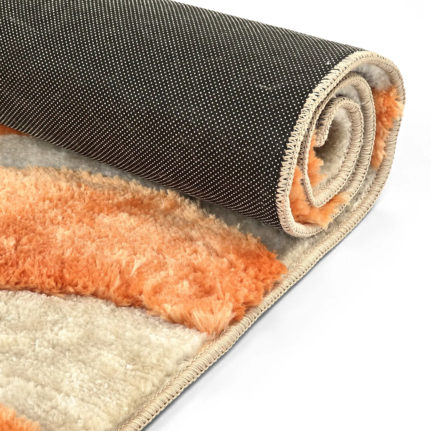 Koberce s dlhým vlasom - Fergana (krémová/oranžová)