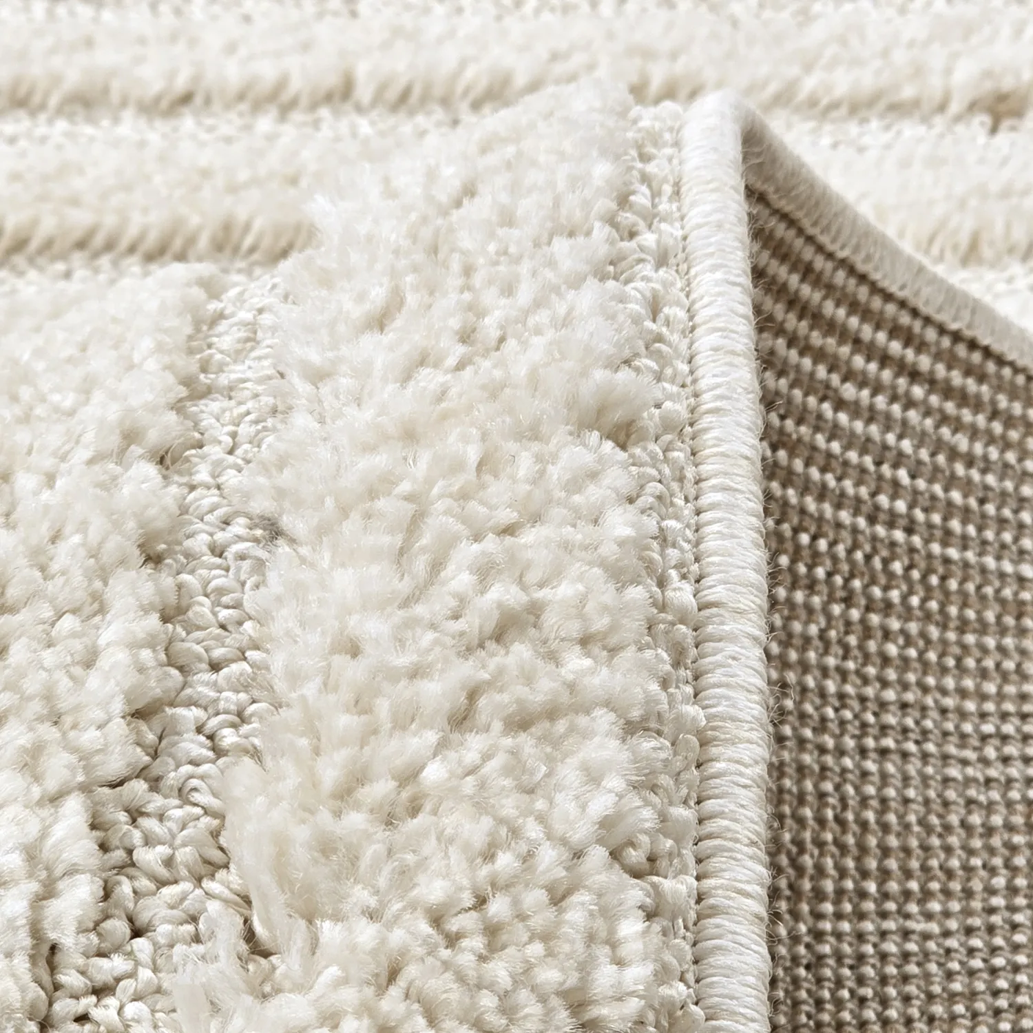 Koberce s dlhým vlasom - Fukui (off white)