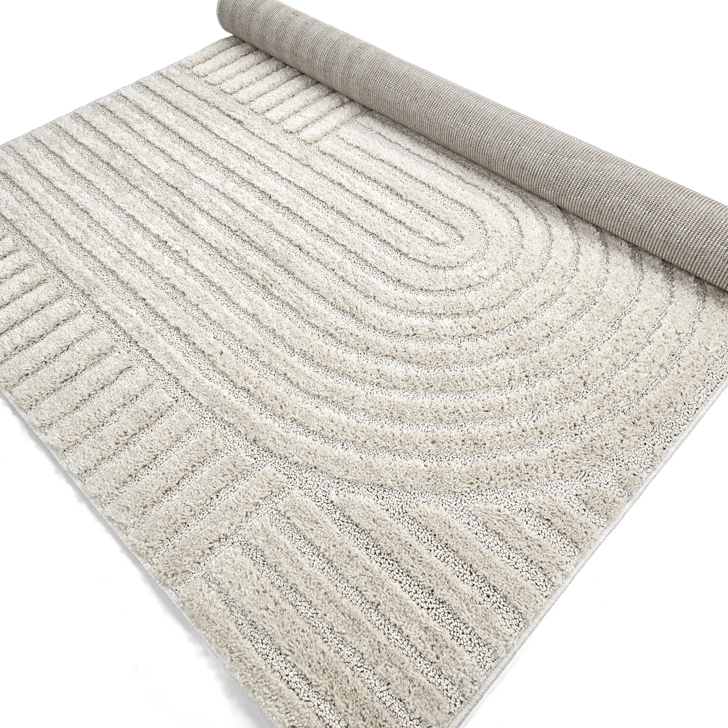 Koberce s dlhým vlasom - Fukui (off white)