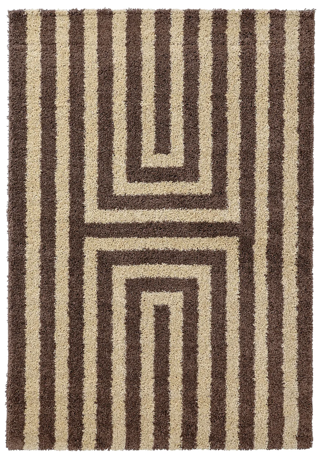 Koberce s dlhým vlasom - Imilchil (béžová/hnedá)