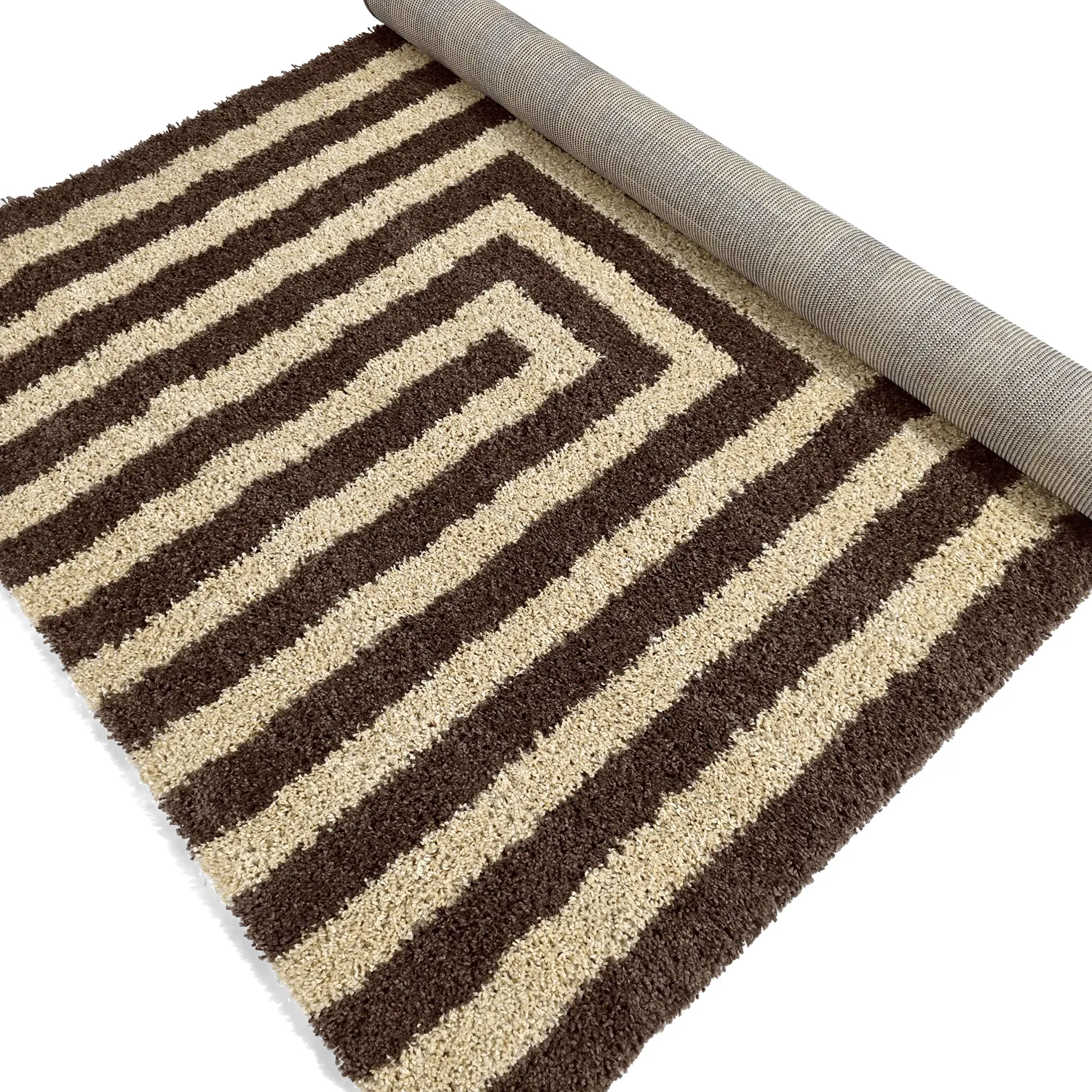 Koberce s dlhým vlasom - Imilchil (béžová/hnedá)