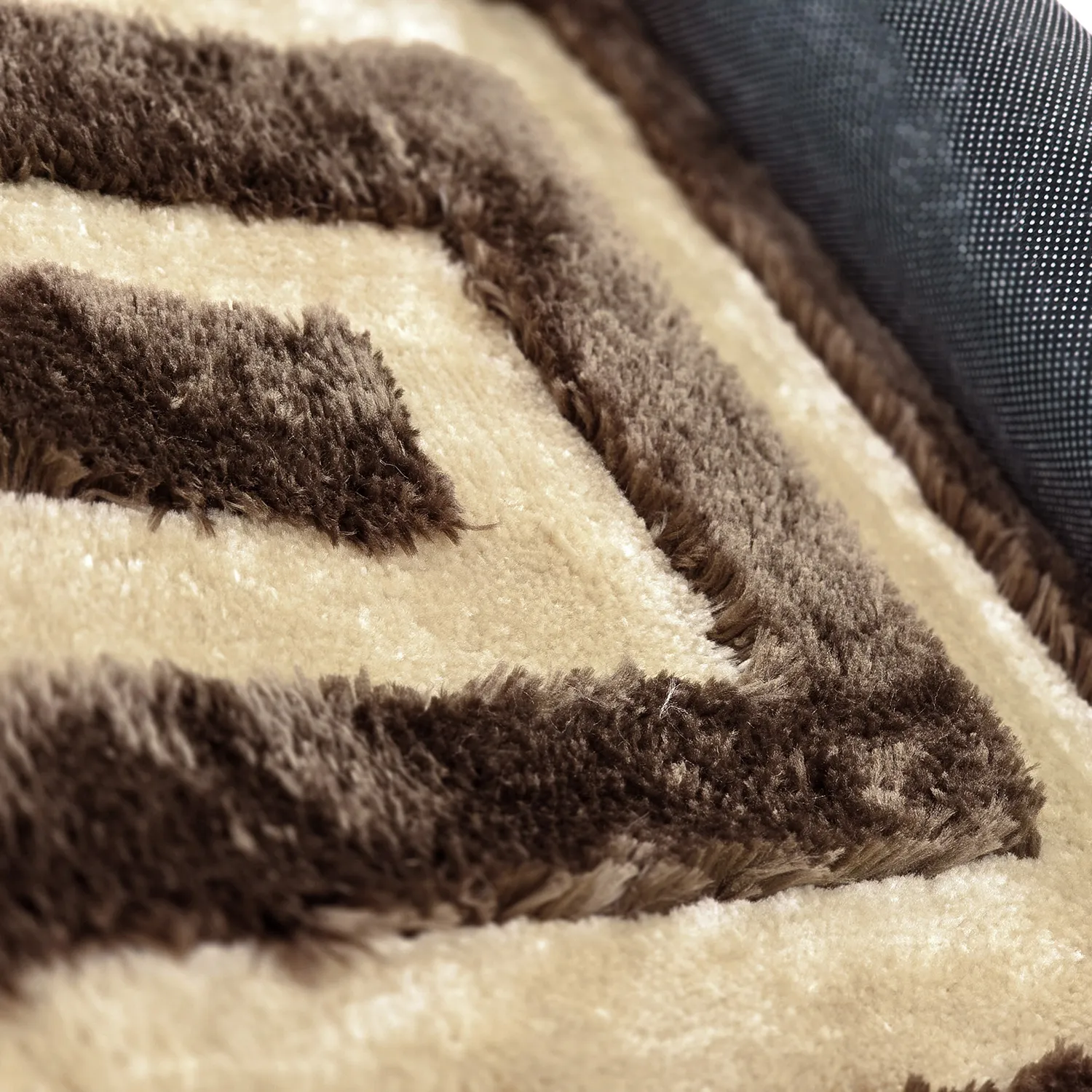 Koberce s dlhým vlasom - Karbala (bežová/hnedá)