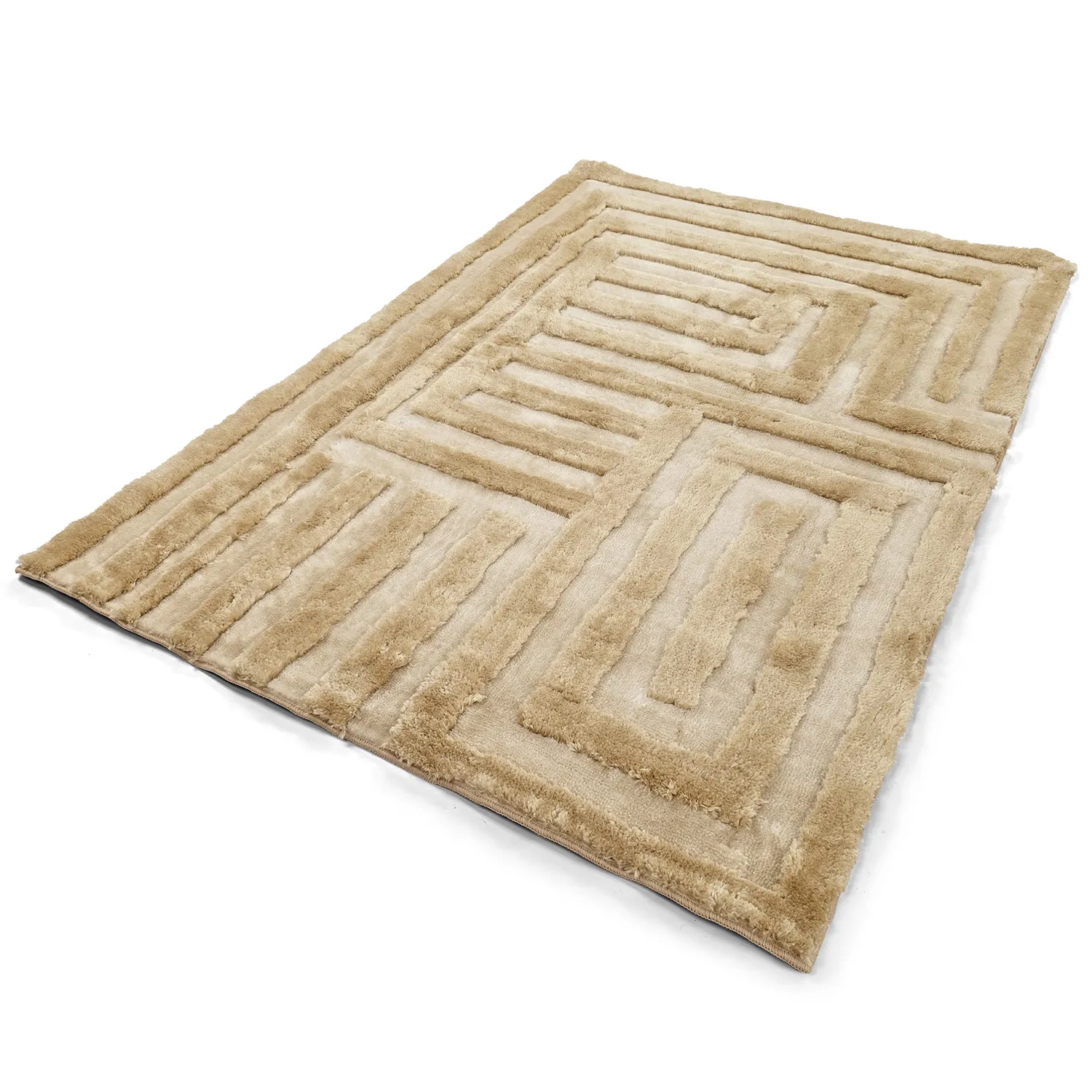 Koberce s dlhým vlasom - Karbala (krémová/bežová)