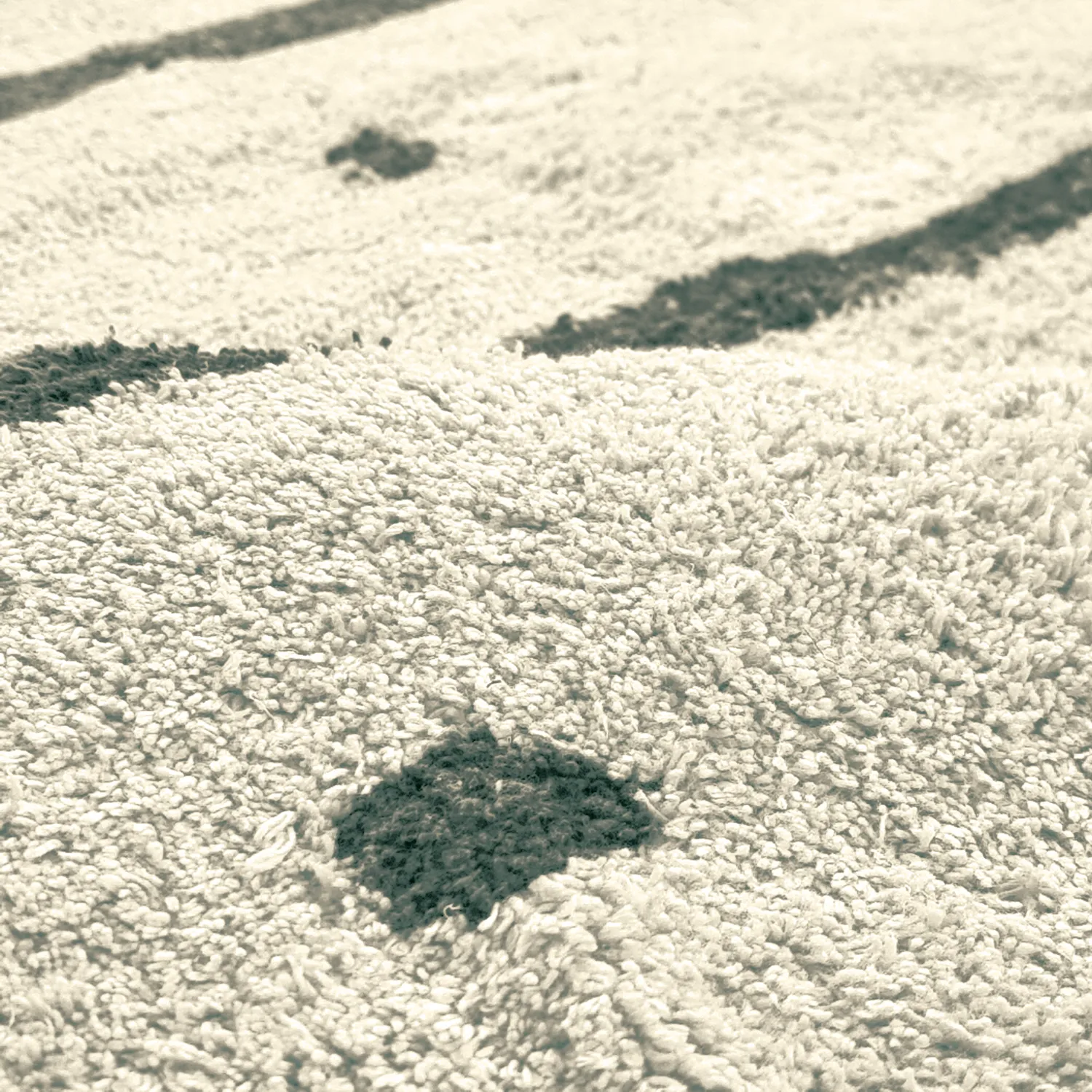 Kolo koberce - Leora Natural Cotton Shaggy (bežová/zelená)
