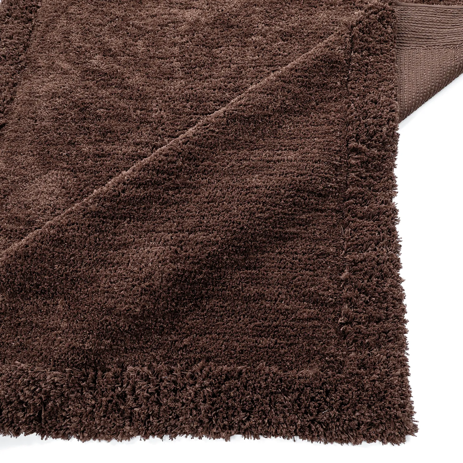 Ryamattor - Molyvos Natural Cotton Shaggy (brun)