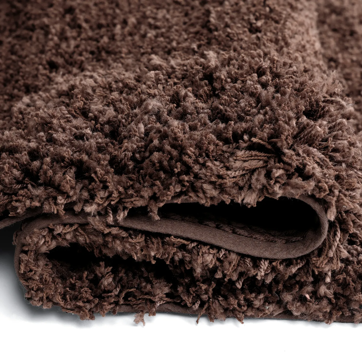 Ryamattor - Molyvos Natural Cotton Shaggy (brun)