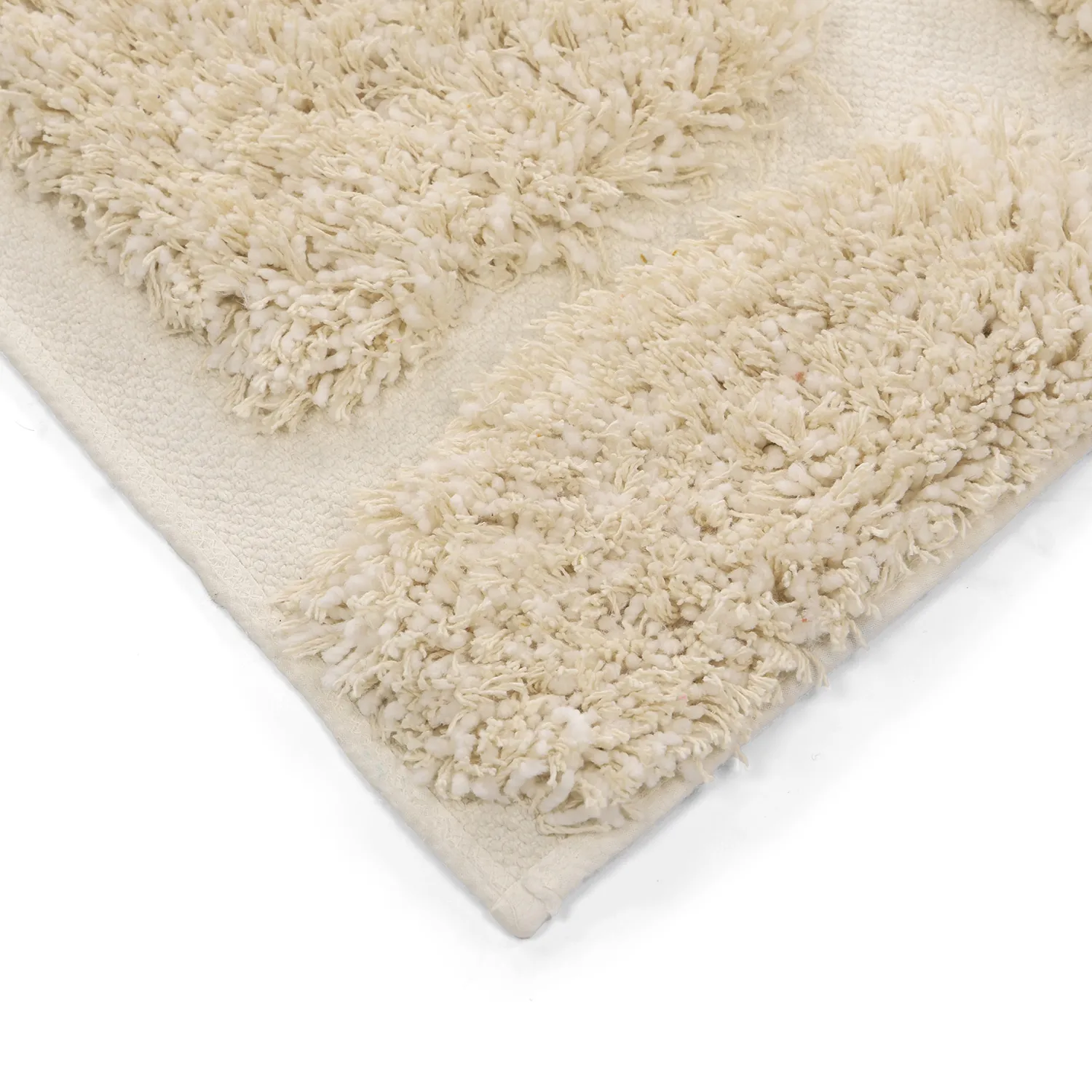 Ryamattor - Otranto Natural Cotton Shaggy (offwhite)