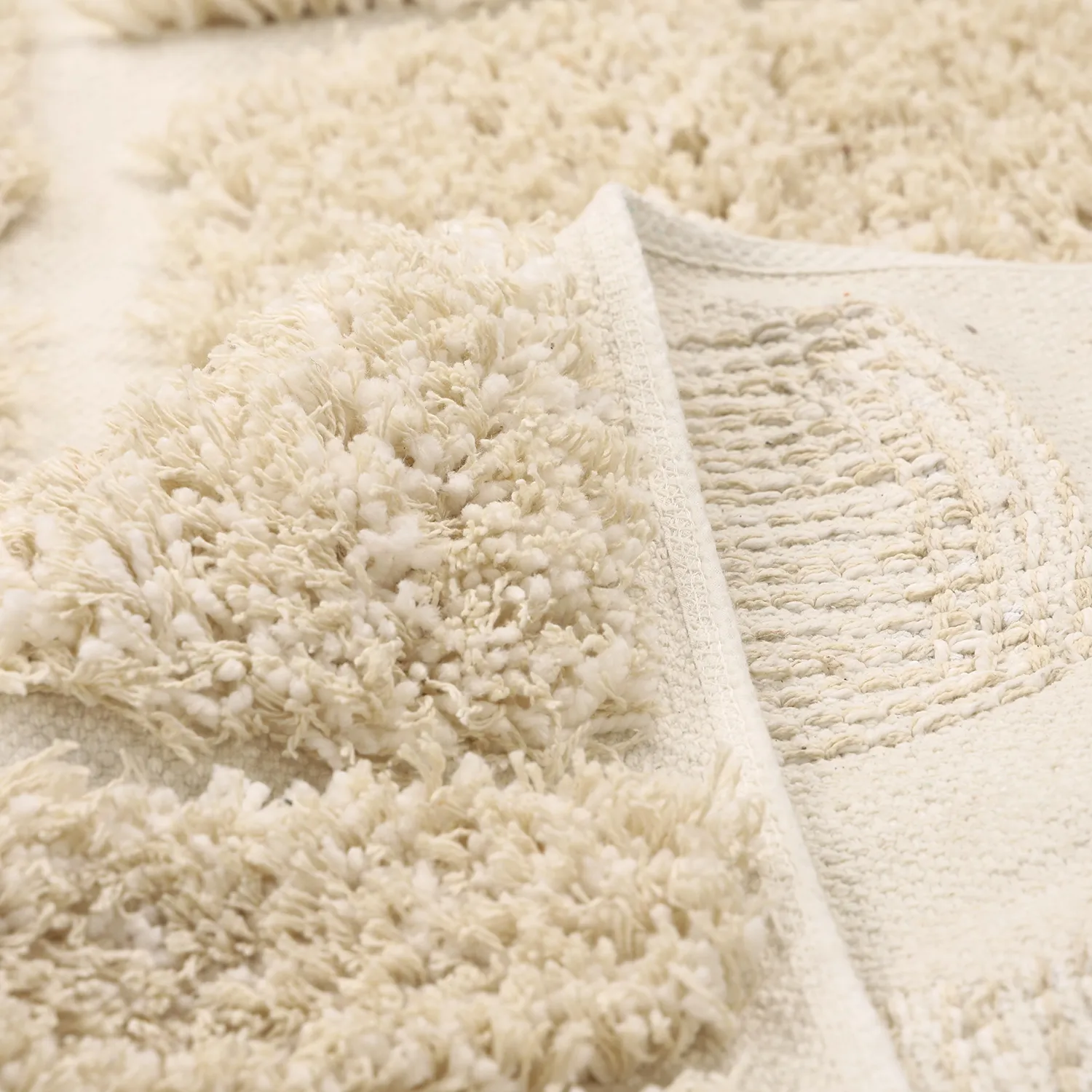 Ryamattor - Otranto Natural Cotton Shaggy (offwhite)