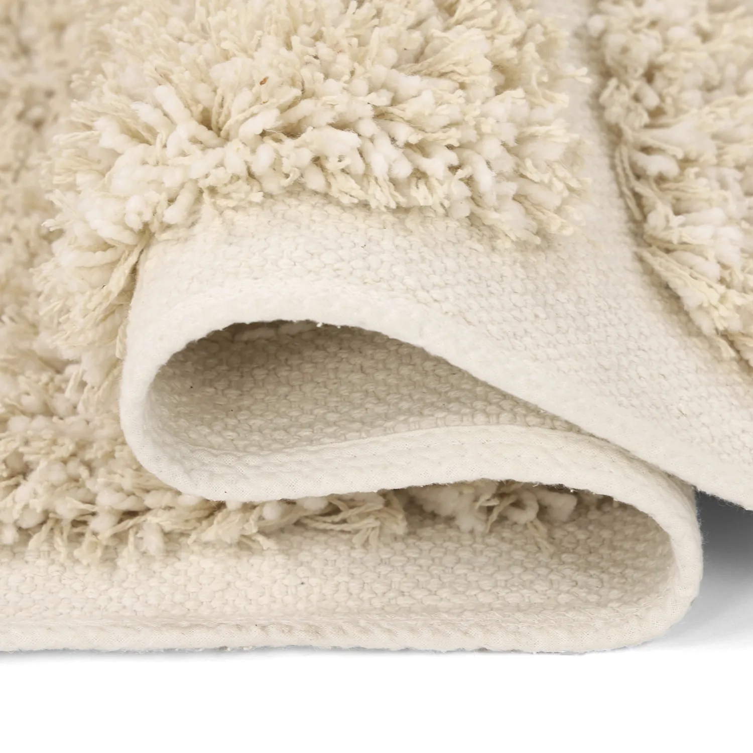 Ryamattor - Otranto Natural Cotton Shaggy (offwhite)