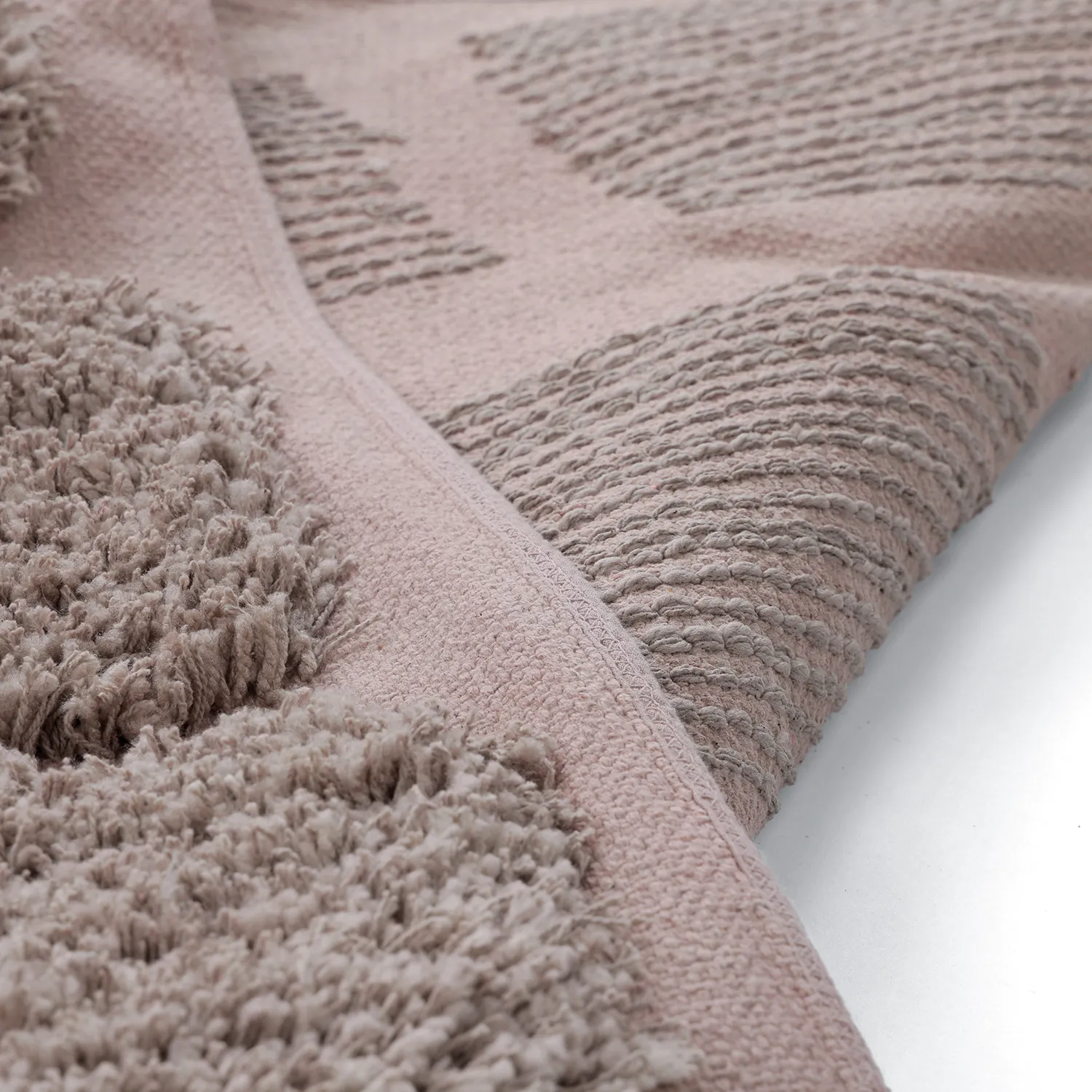Ryamattor - Otranto Natural Cotton Shaggy (taupe)