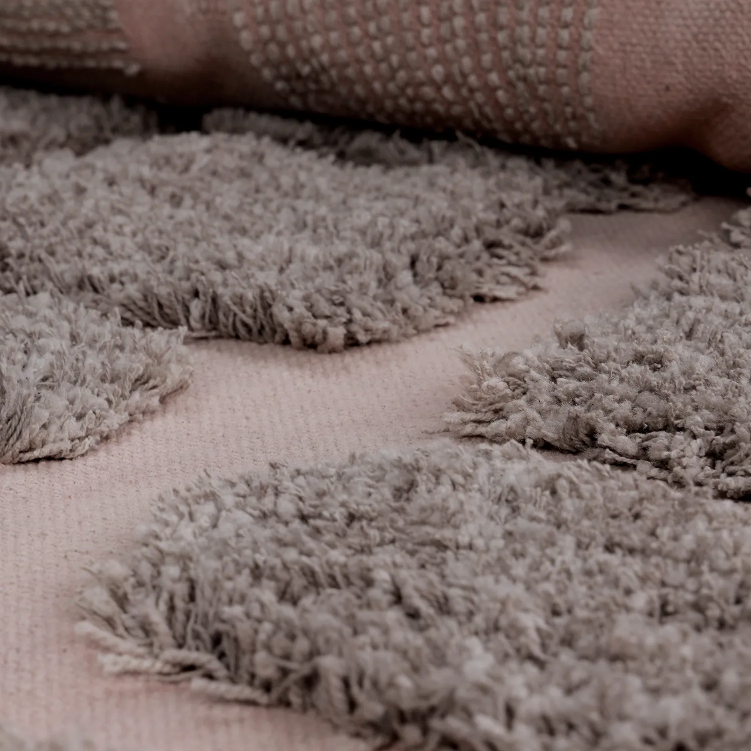 Ryamattor - Otranto Natural Cotton Shaggy (taupe)