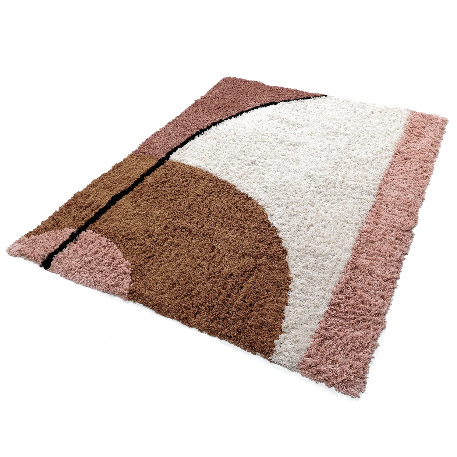 Ryamattor - Perast Natural Cotton Shaggy (multi)
