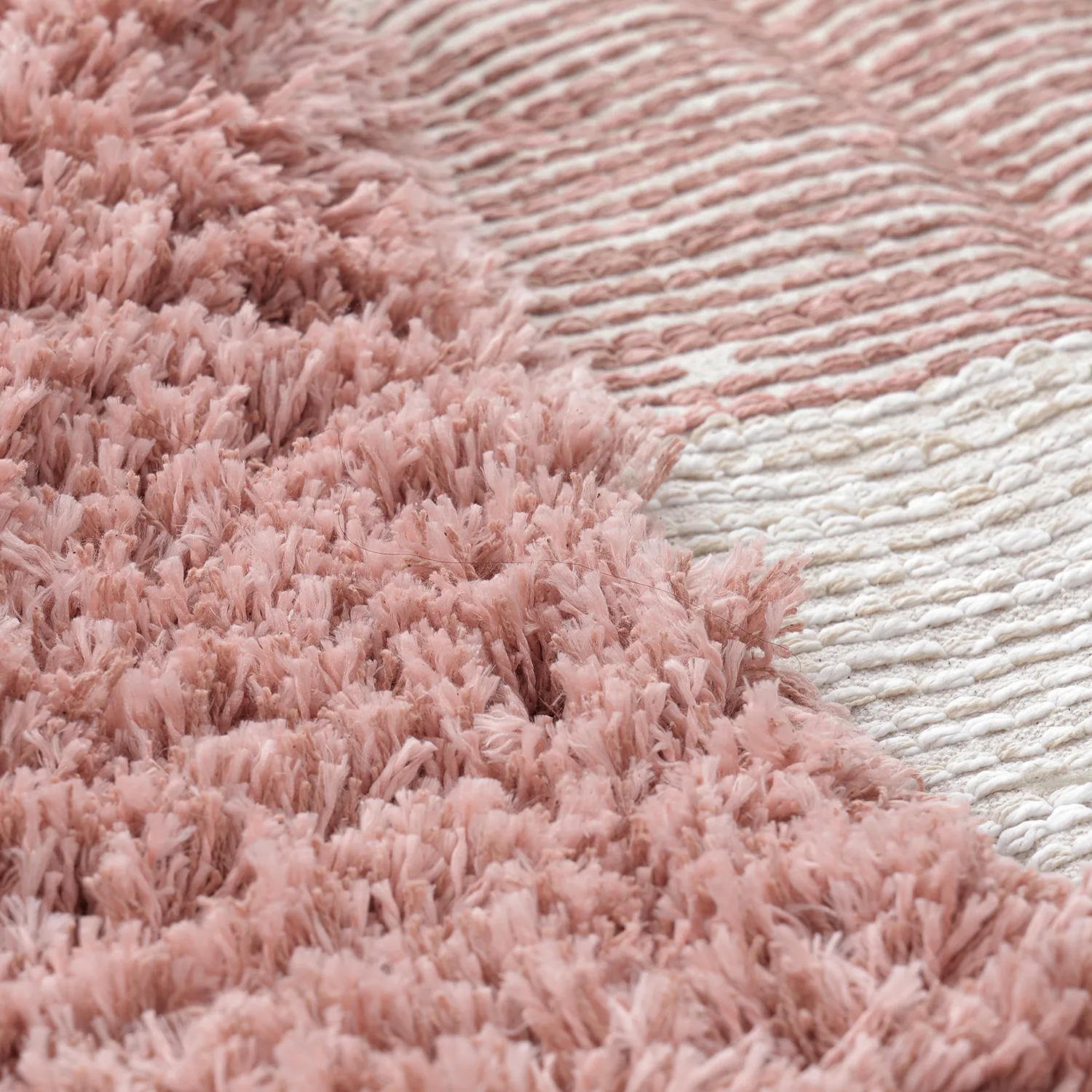 Ryamattor - Perast Natural Cotton Shaggy (multi)