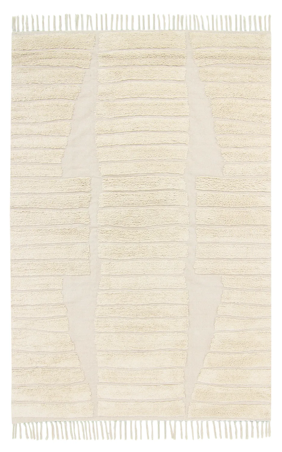 Koberce s dlhým vlasom - Rani Natural Cotton Shaggy (béžová)