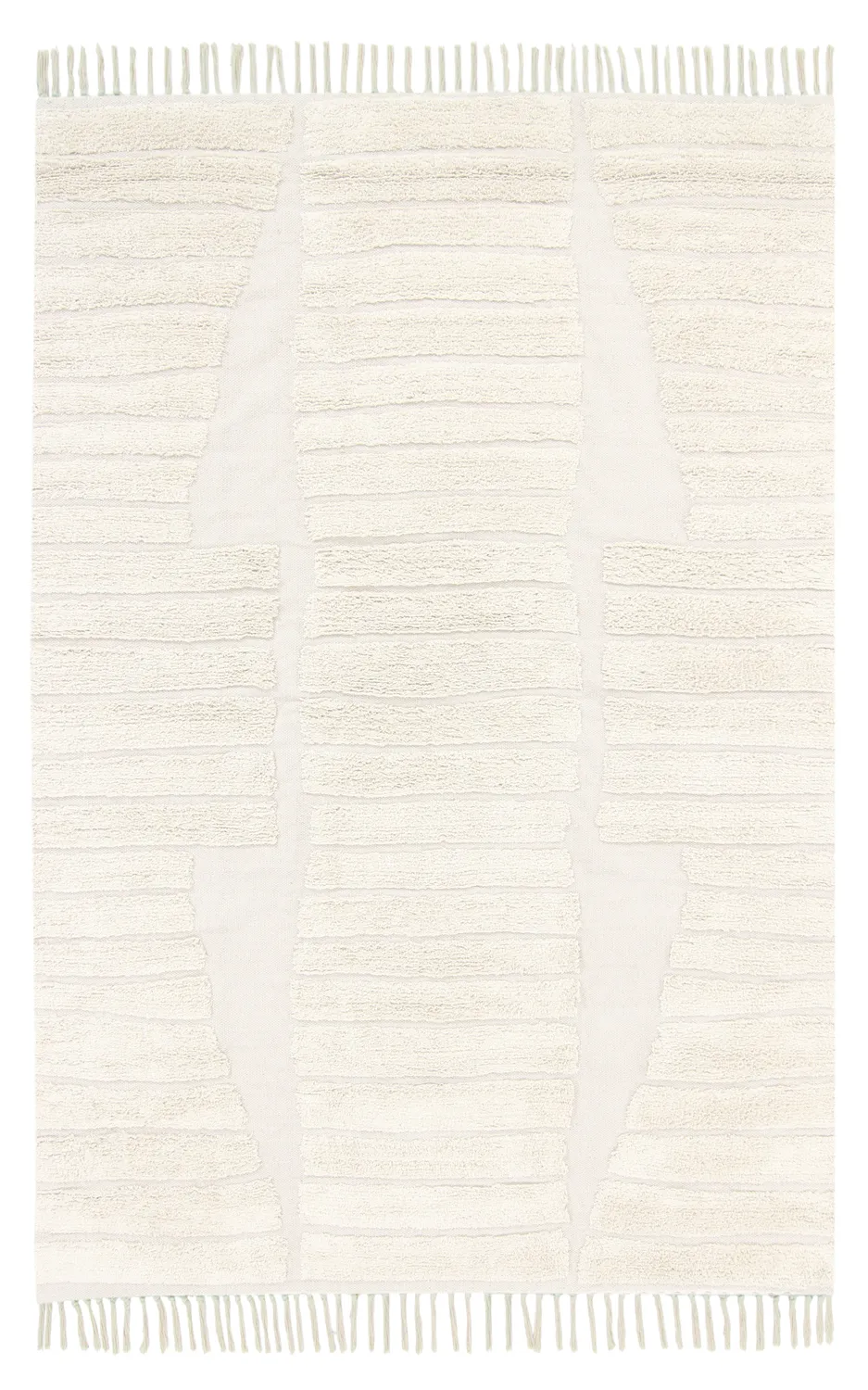 Koberce s dlhým vlasom - Rani Natural Cotton Shaggy (offwhite)
