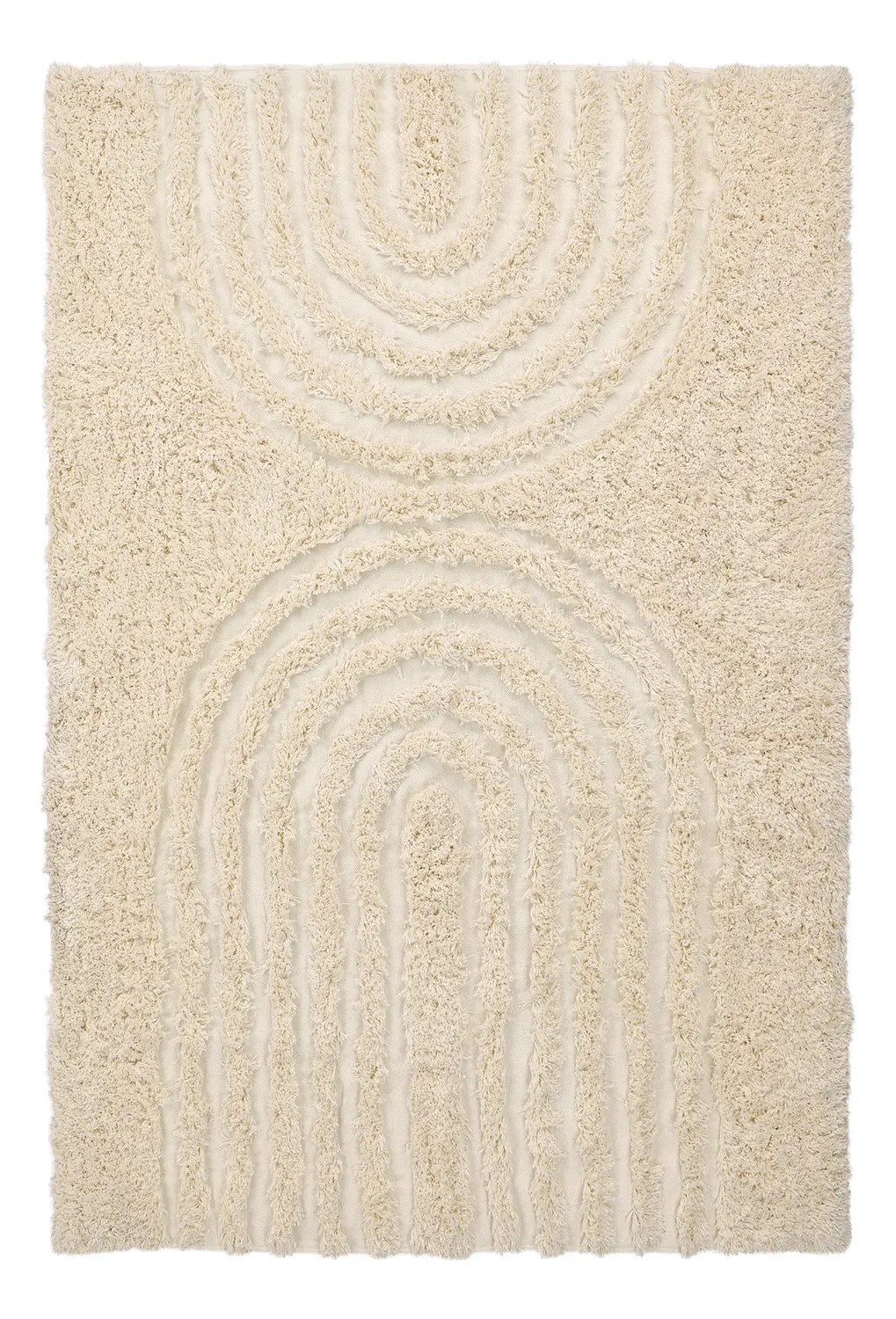 Ryamattor - Sivota Natural Cotton Shaggy (offwhite)