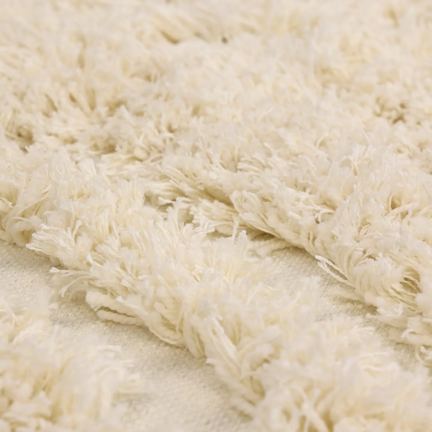 Ryamattor - Sivota Natural Cotton Shaggy (offwhite)