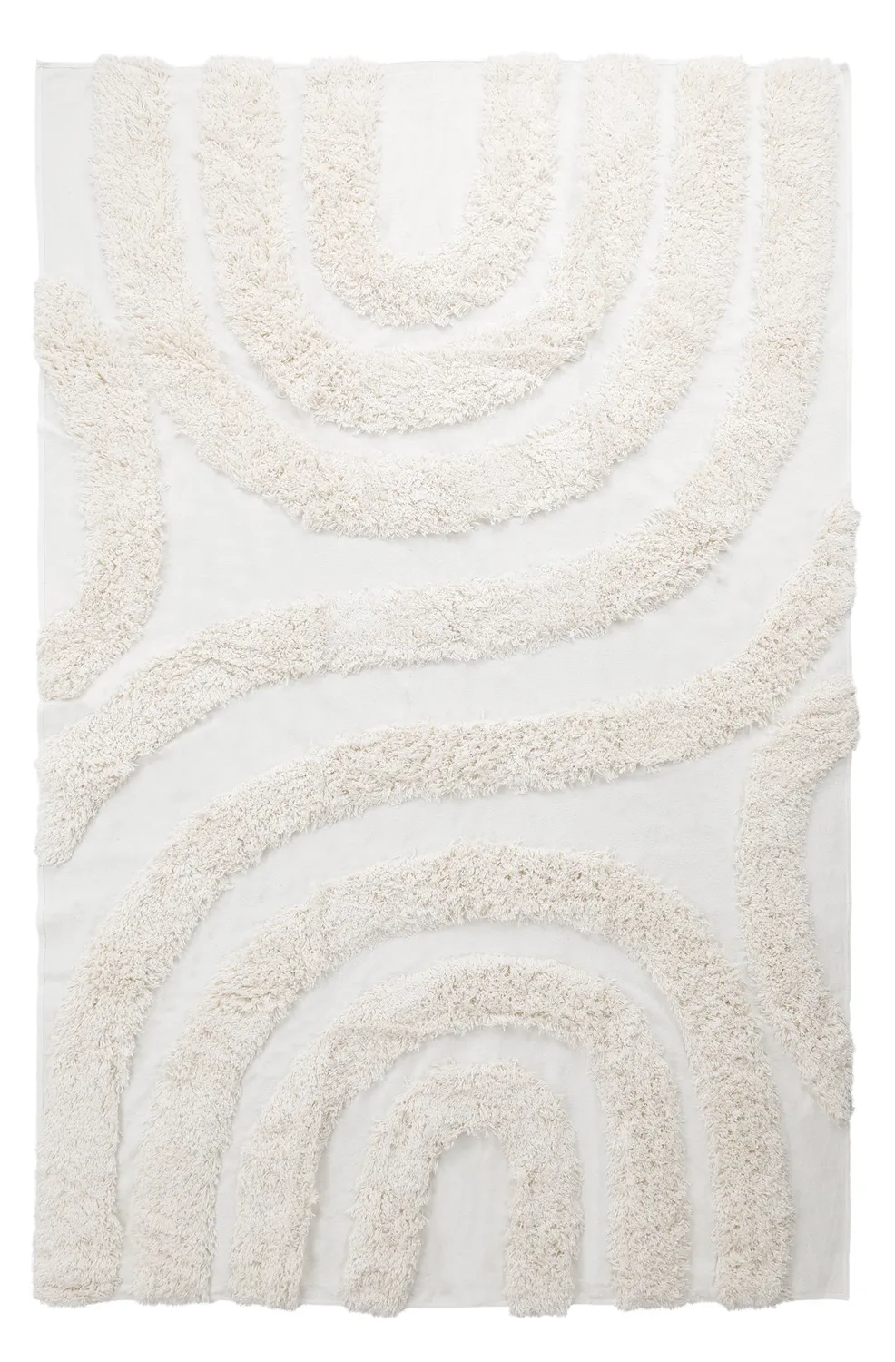 Ryamattor - Sivota Natural Cotton Shaggy (offwhite)